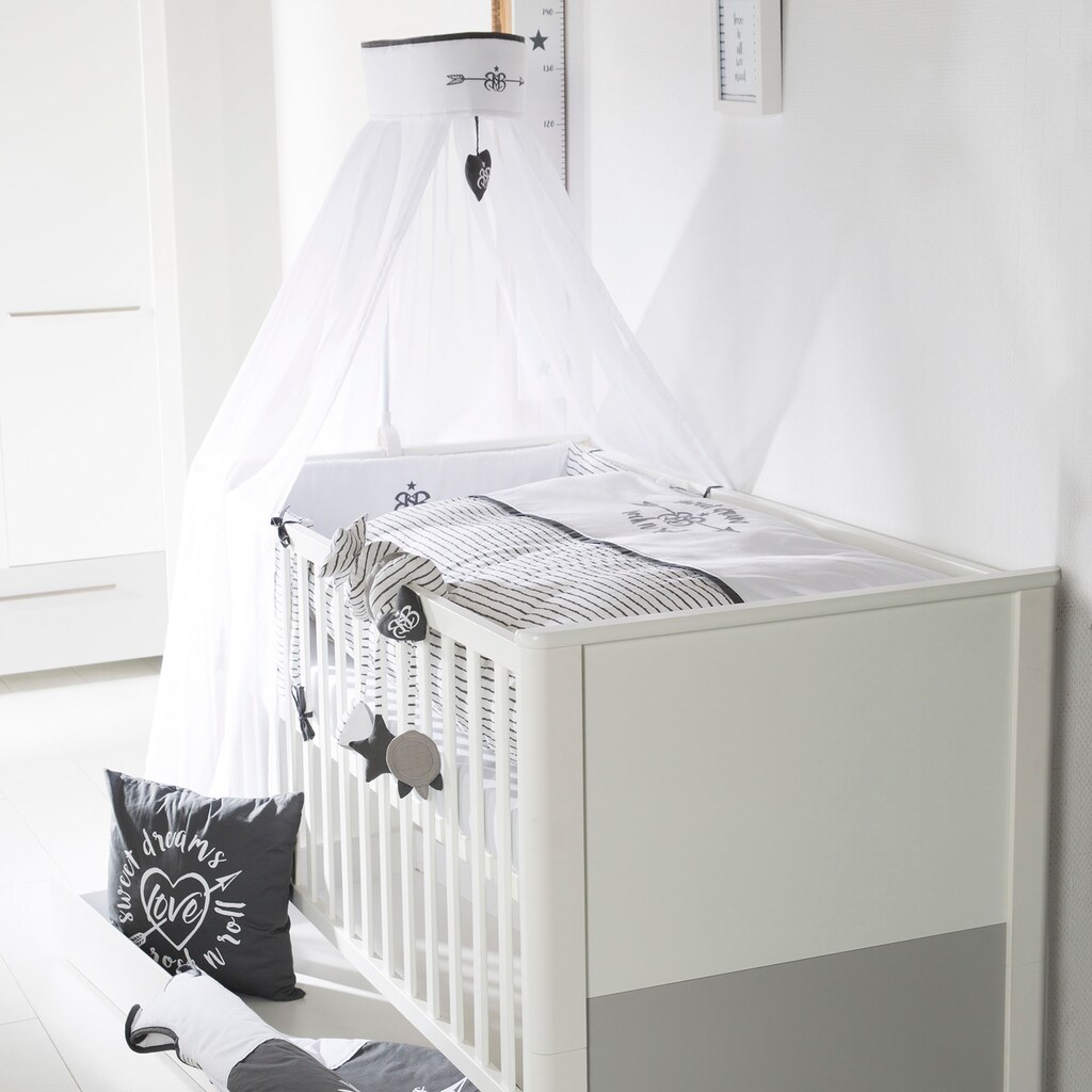 roba® Babyzimmer-Komplettset »Linus«, (Set, 3 St., Kinderbett, Wickelkommode, Kleiderschrank)