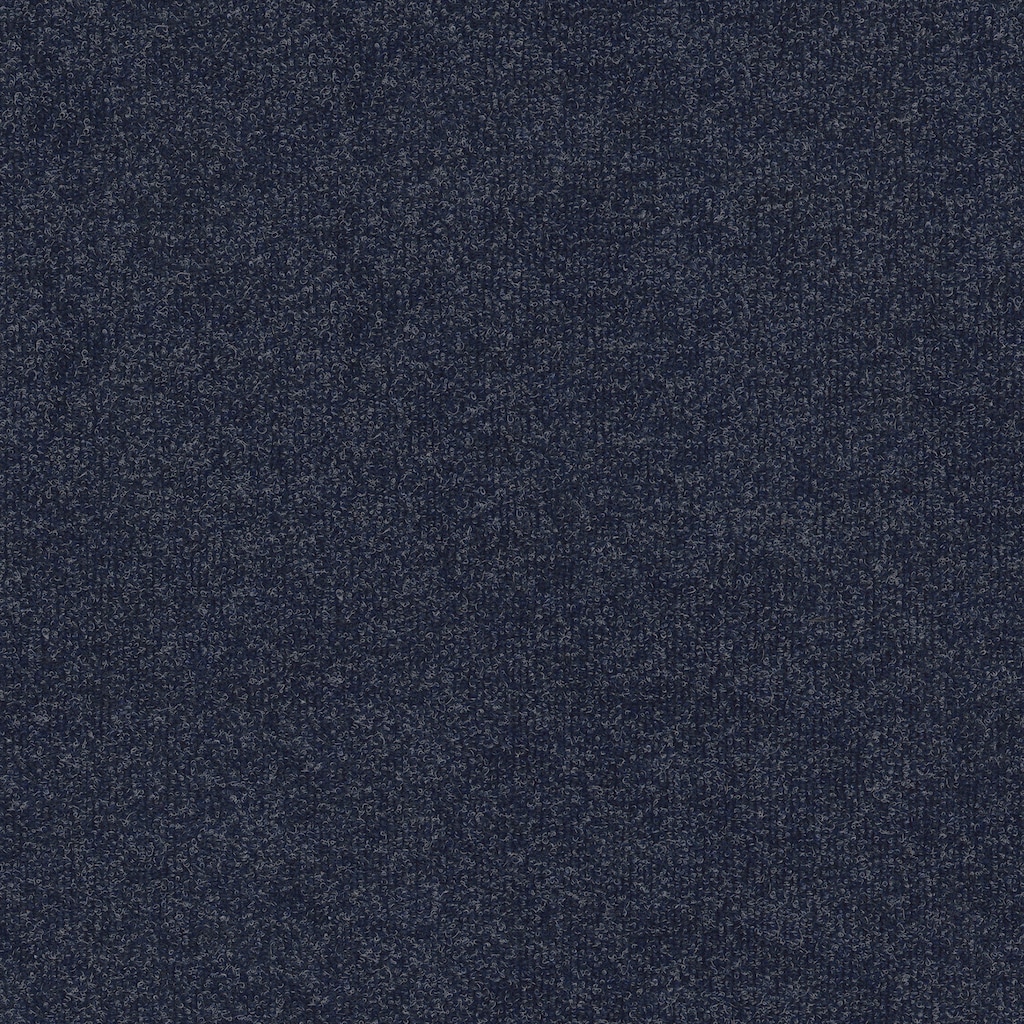 Renowerk Teppichfliese »Madison«, quadratisch, 6 mm Höhe, 4 Stk., 1 m², blau, fußbodenheizungsgeeignet, selbstliegend, leicht austauschbar, Teppichfliese 50 cm x 50 cm