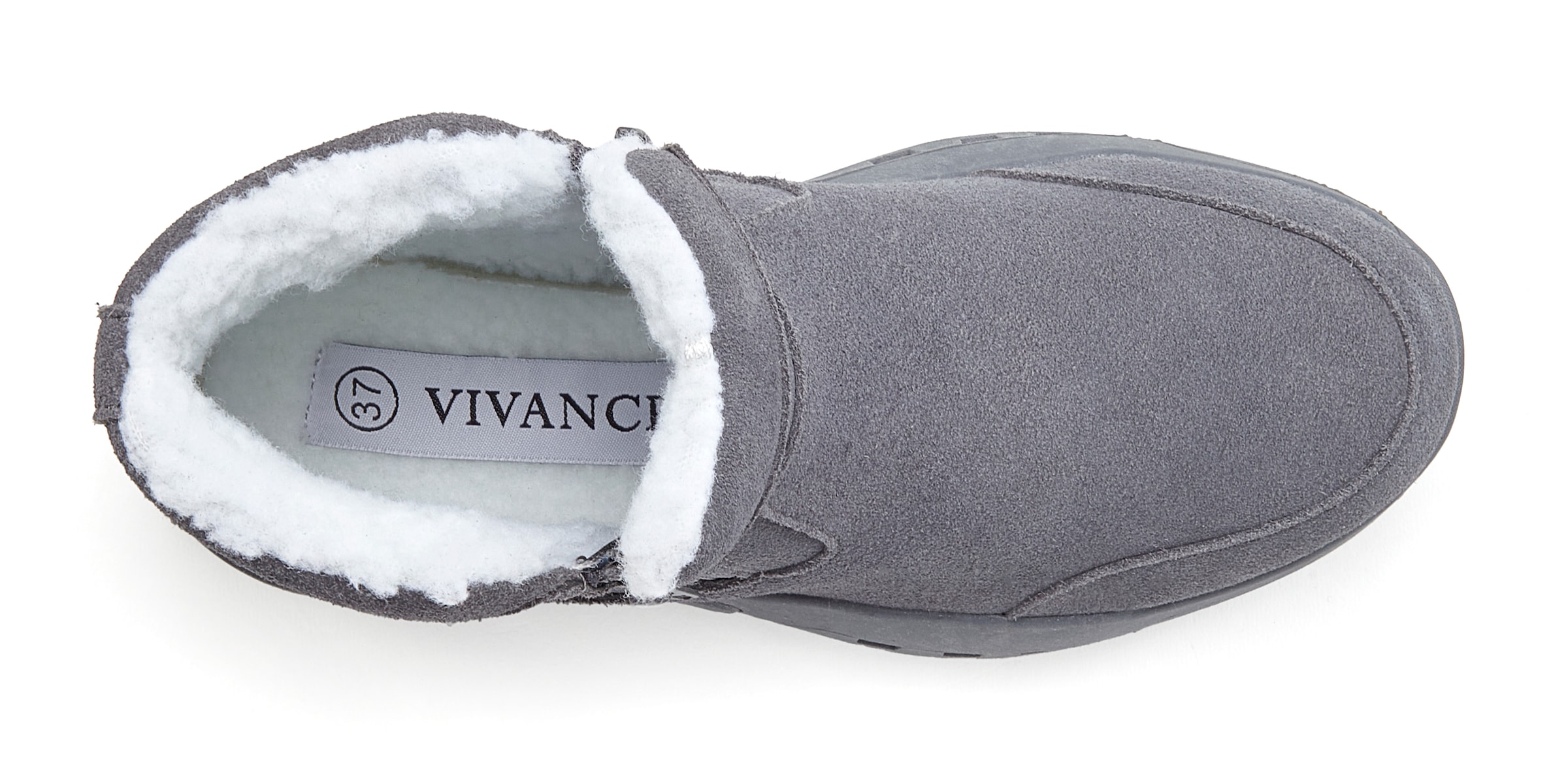 Vivance Stiefelette, aus Veloursleder und mit Warmfutter, Winterstiefel, Stiefel, Boots
