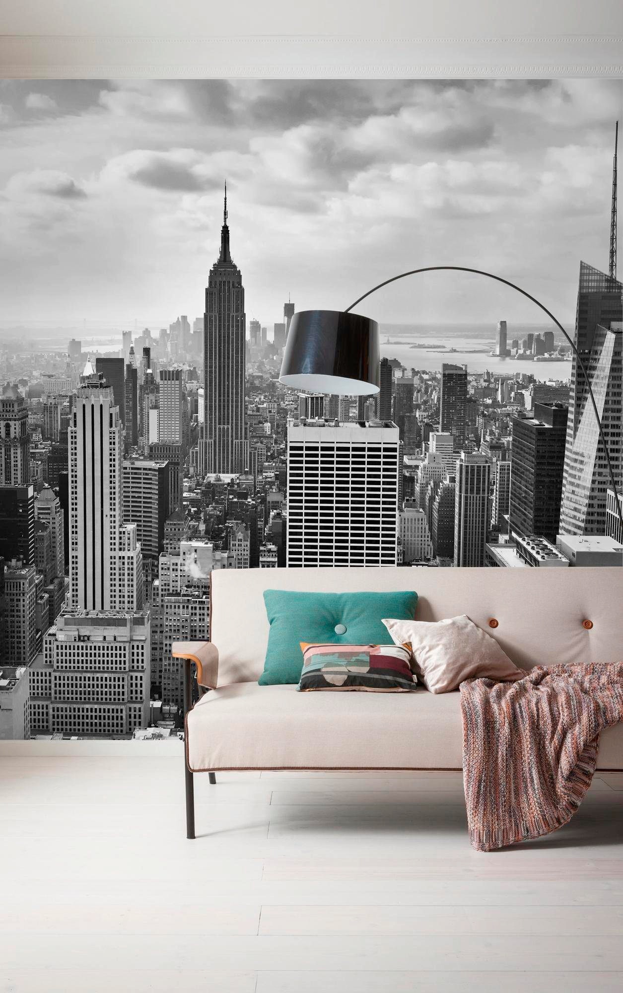 Komar Vliestapete »NYC Black and White«, 300x250 cm (Breite x Höhe), Vliest günstig online kaufen