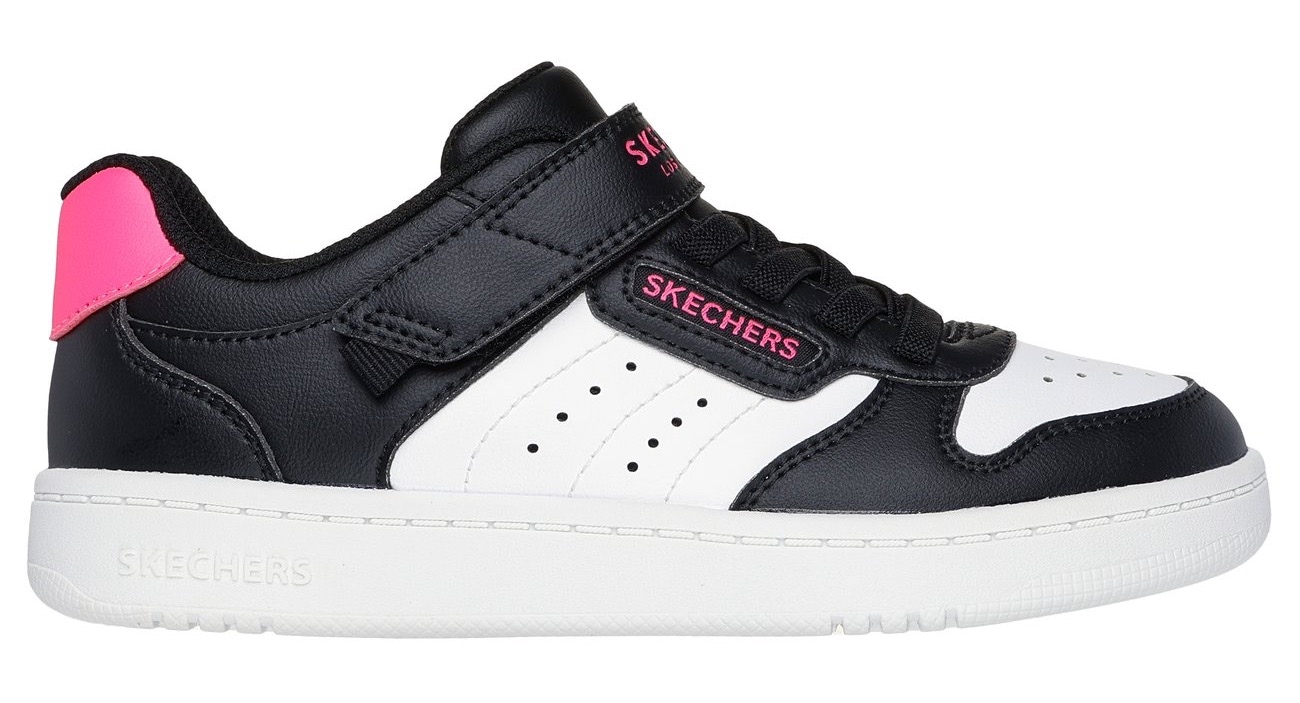 Skechers Kids Sneaker »QUICK STREET«, Retro Sneaker mit Klettverschluss, Größenschablone zum Download