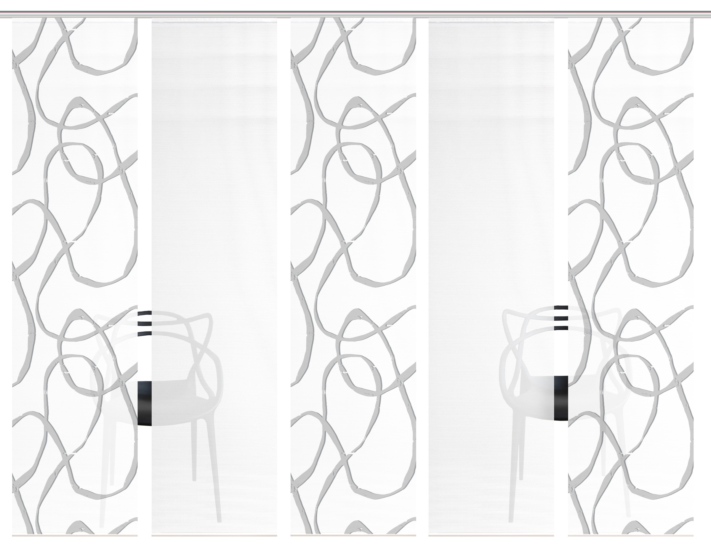 Vision S Schiebegardine »OPHELIA« Paneelwagen 5 Stk. tlg. Schiebevorhang,Ba günstig online kaufen