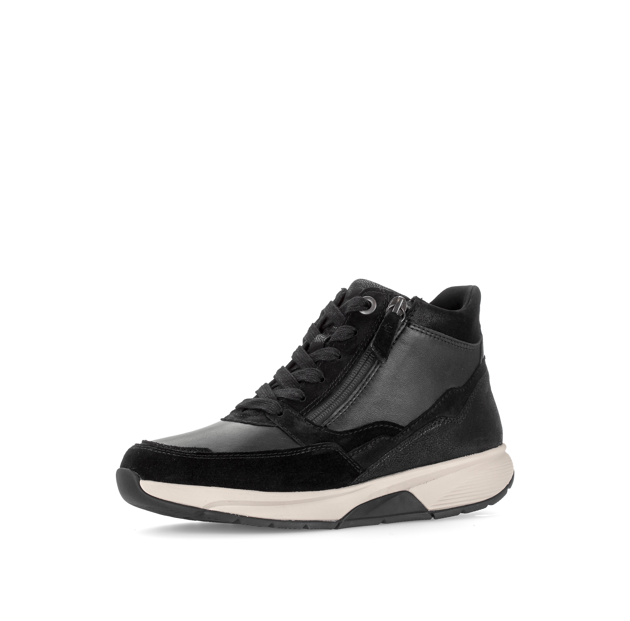 Gabor Schnürboots  Keilabsatz, High Top-Sneaker mit herausnehmbarer Innensohle