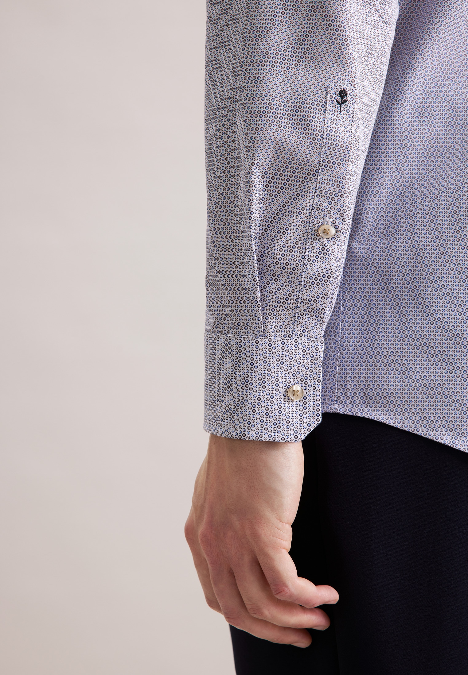 seidensticker Businesshemd »Regular« Regular 1/1 Kentkragen Druck