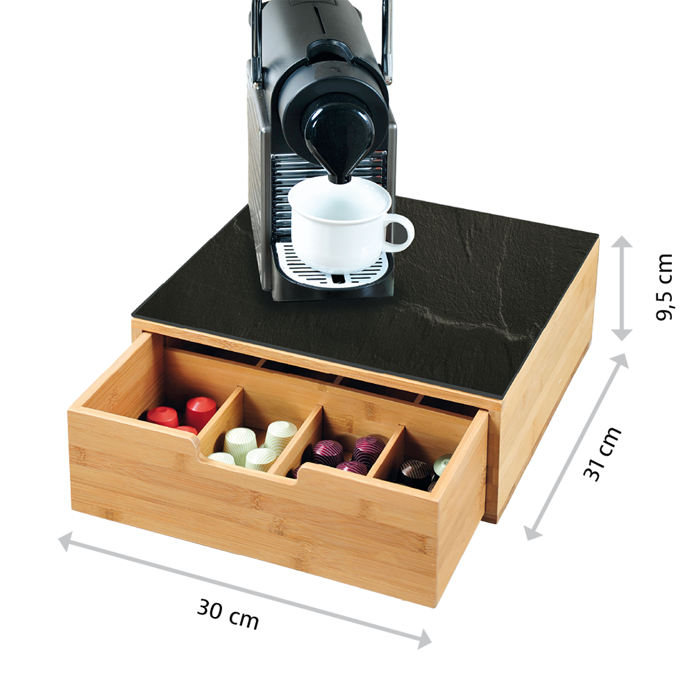 KESPER® Teebox 1 Stk. tlg. für Kaffeekapseln oder Teebeutel
