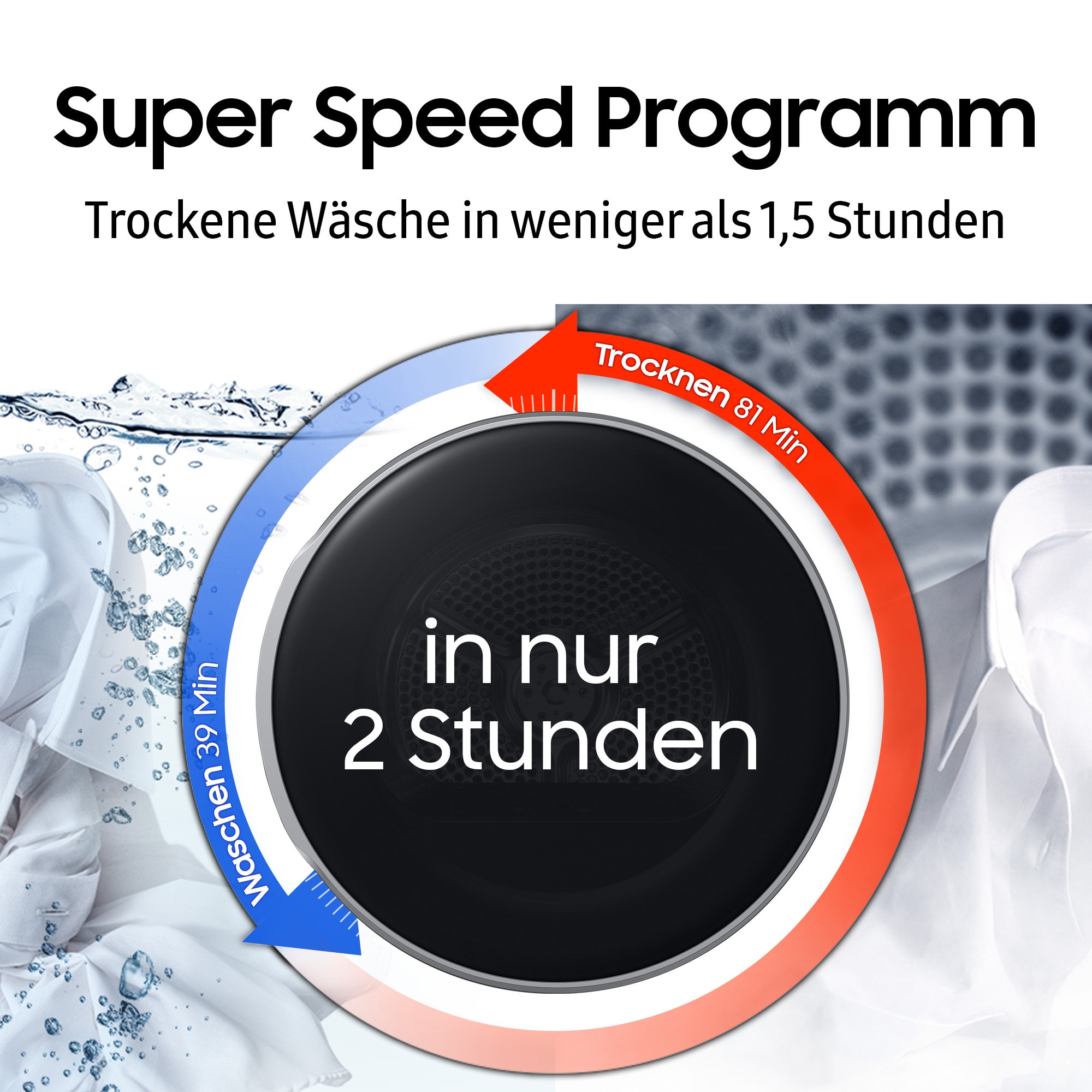 Samsung Wärmepumpentrockner »DV90BB7445GW«, 9 kg