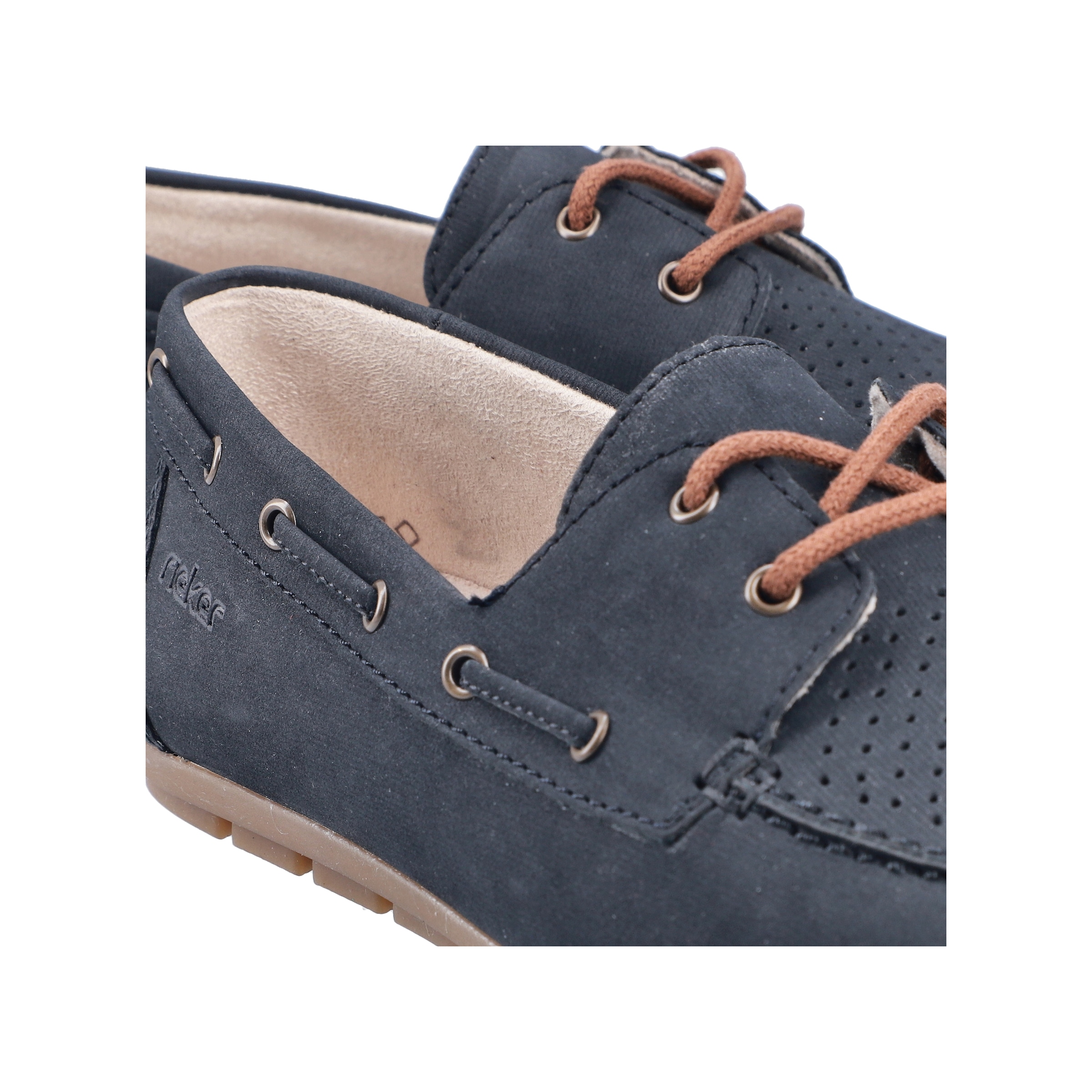 Rieker Bootsschuh  Mokassin, Schnürschuh, Halbschuh mit weicher Innensohle