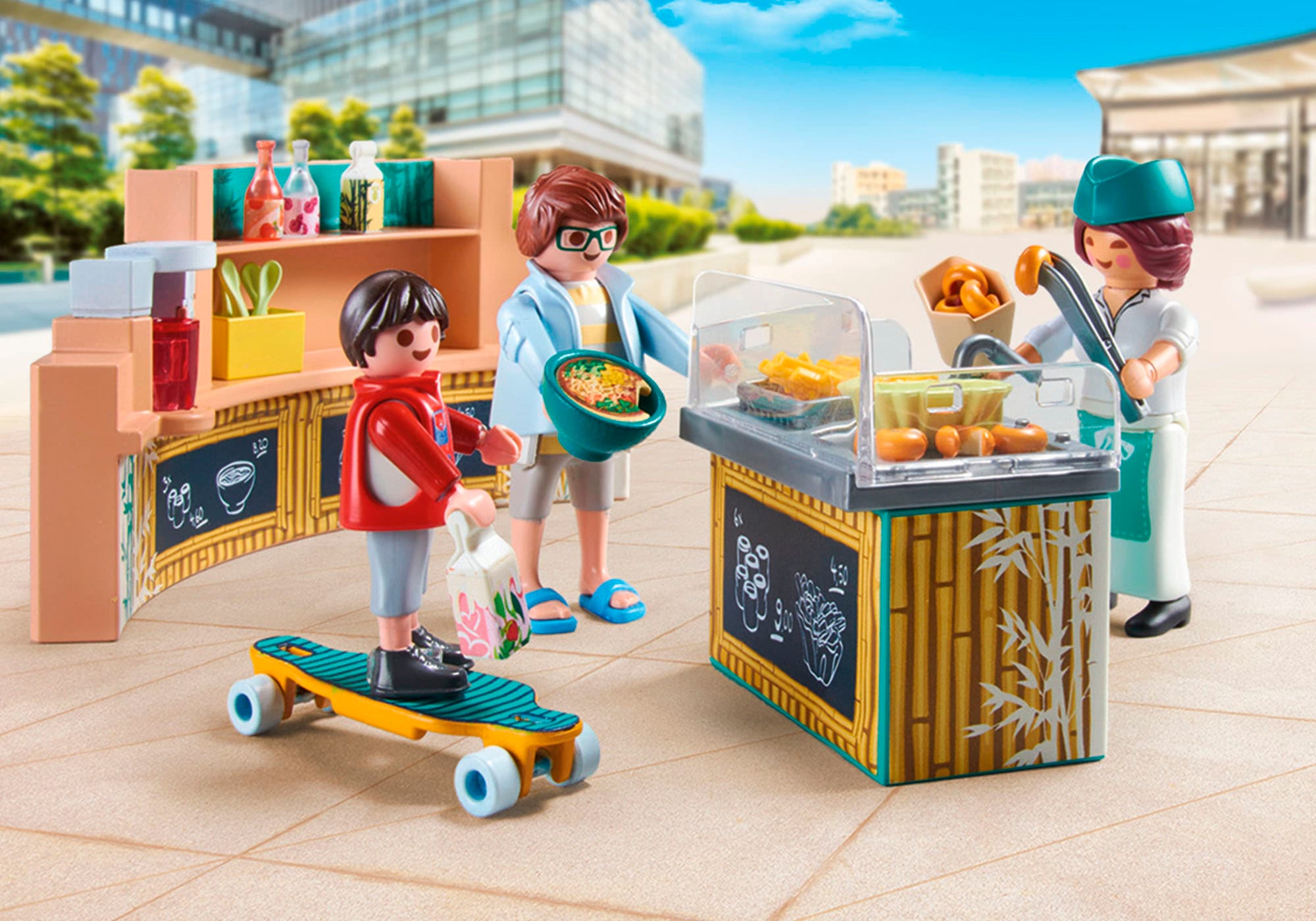 Playmobil® Konstruktions-Spielset »Food Lounge (71538), My Life«, (54 St.), Made in Europe