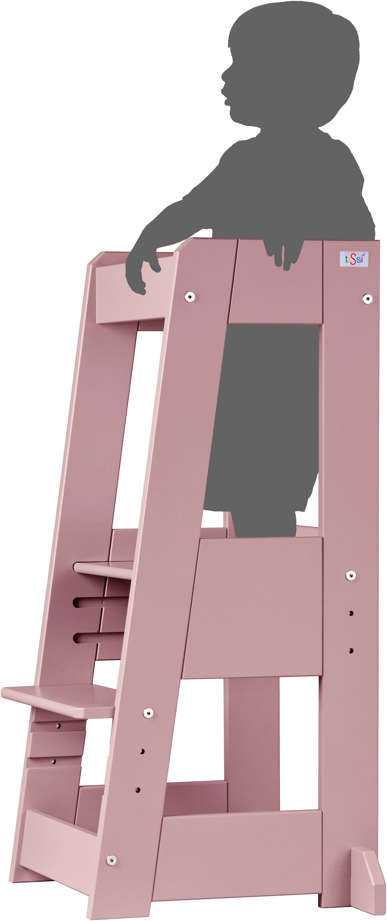 tiSsi® Stehhilfe »Lernturm Felix, oriental rose«, Made in Europe
