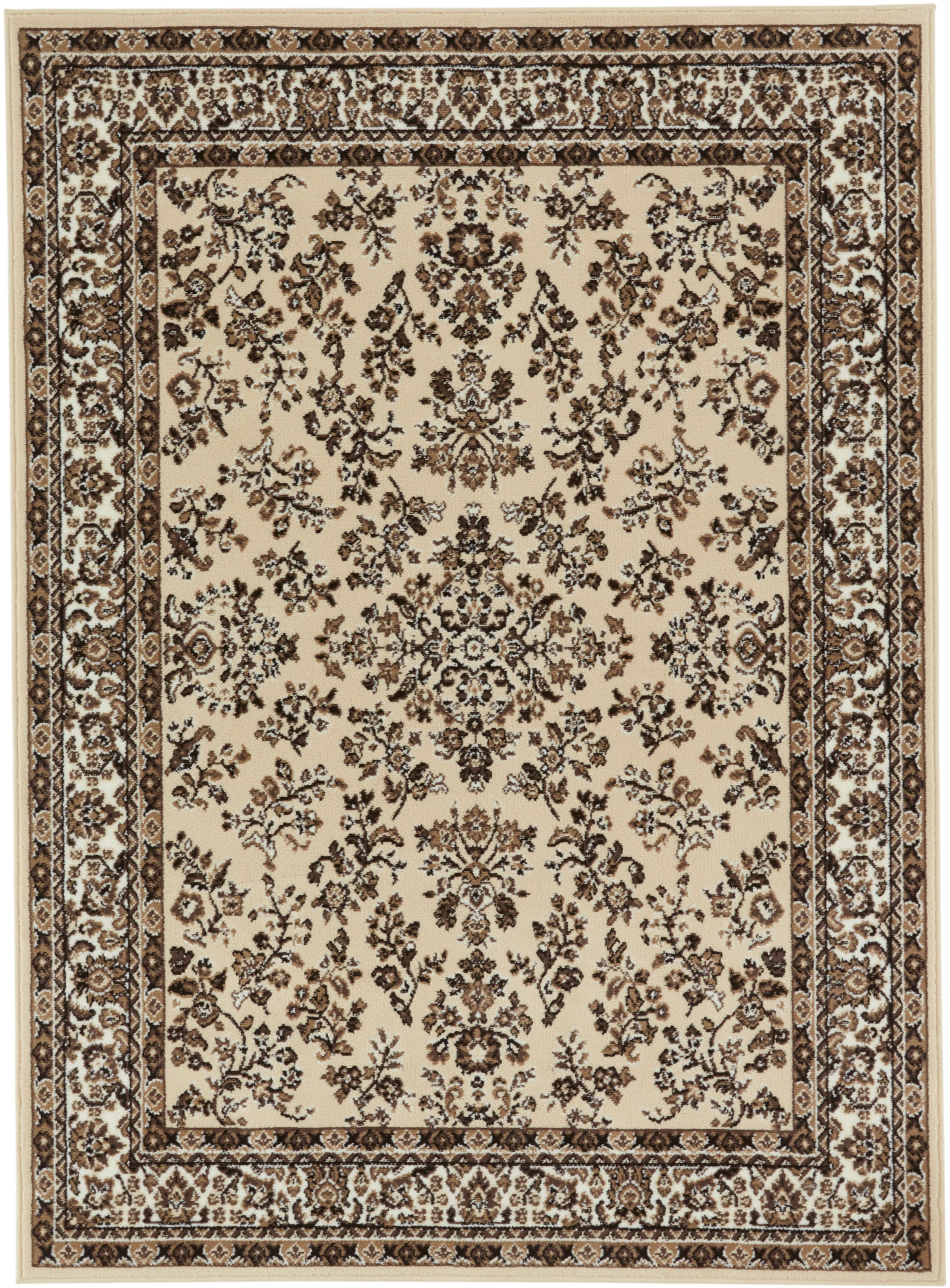 my home Teppich »Halton«, rechteckig, 8 mm Höhe, Kurzflor, Orient-Optik, mit Bordüre, Läufer, pflegeleicht, gekettelt
