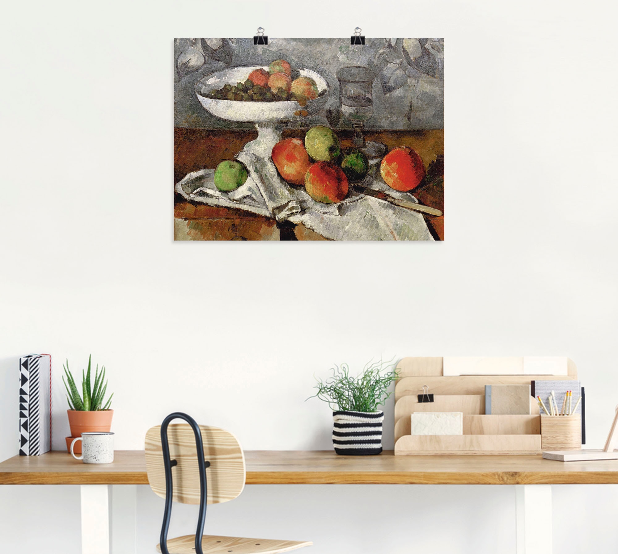 Artland Wandbild »Stillleben mit Obstschale«, Arrangements, (1 St.), als Poster, Wandaufkleber in verschied. Größen