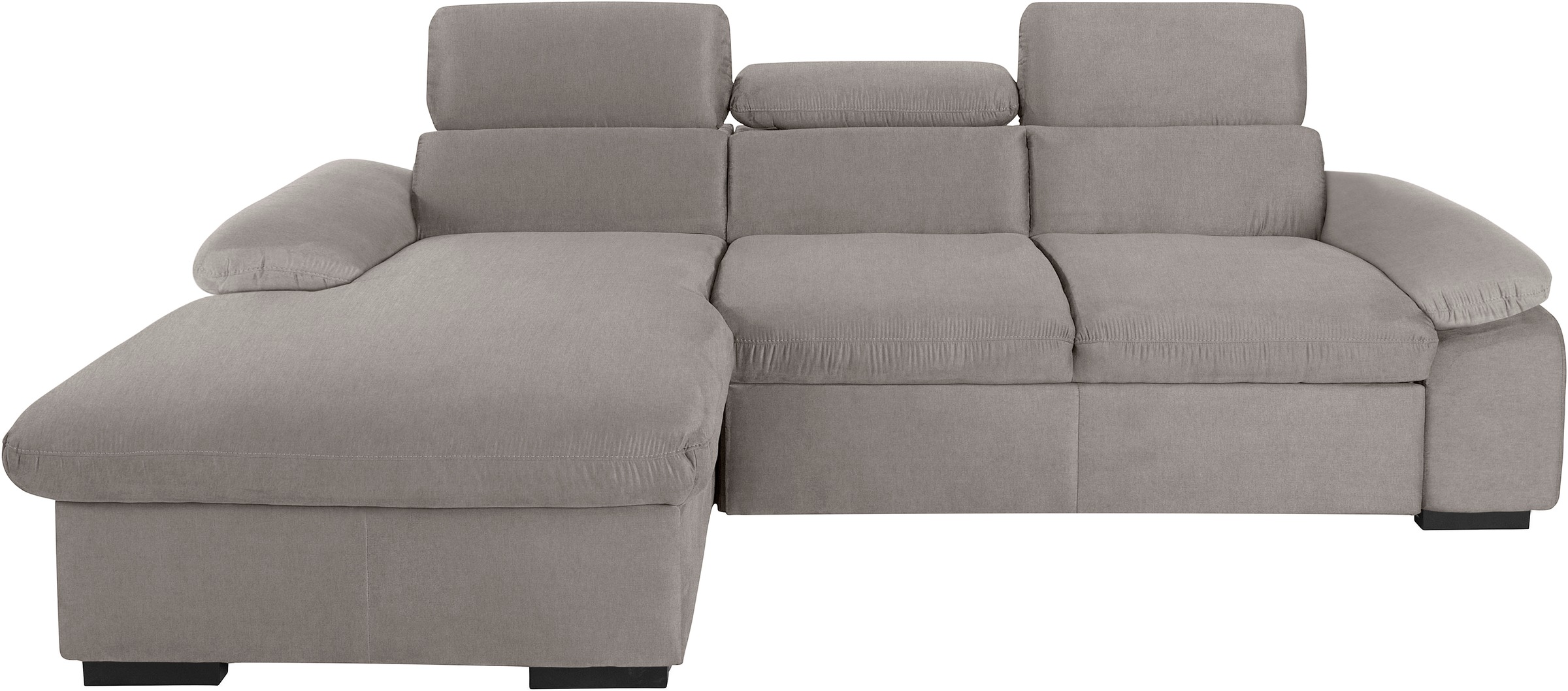 COTTA Ecksofa »Lola L-Form mit Kopfteilfunktion & Hocker« wahlweise mit Bet günstig online kaufen