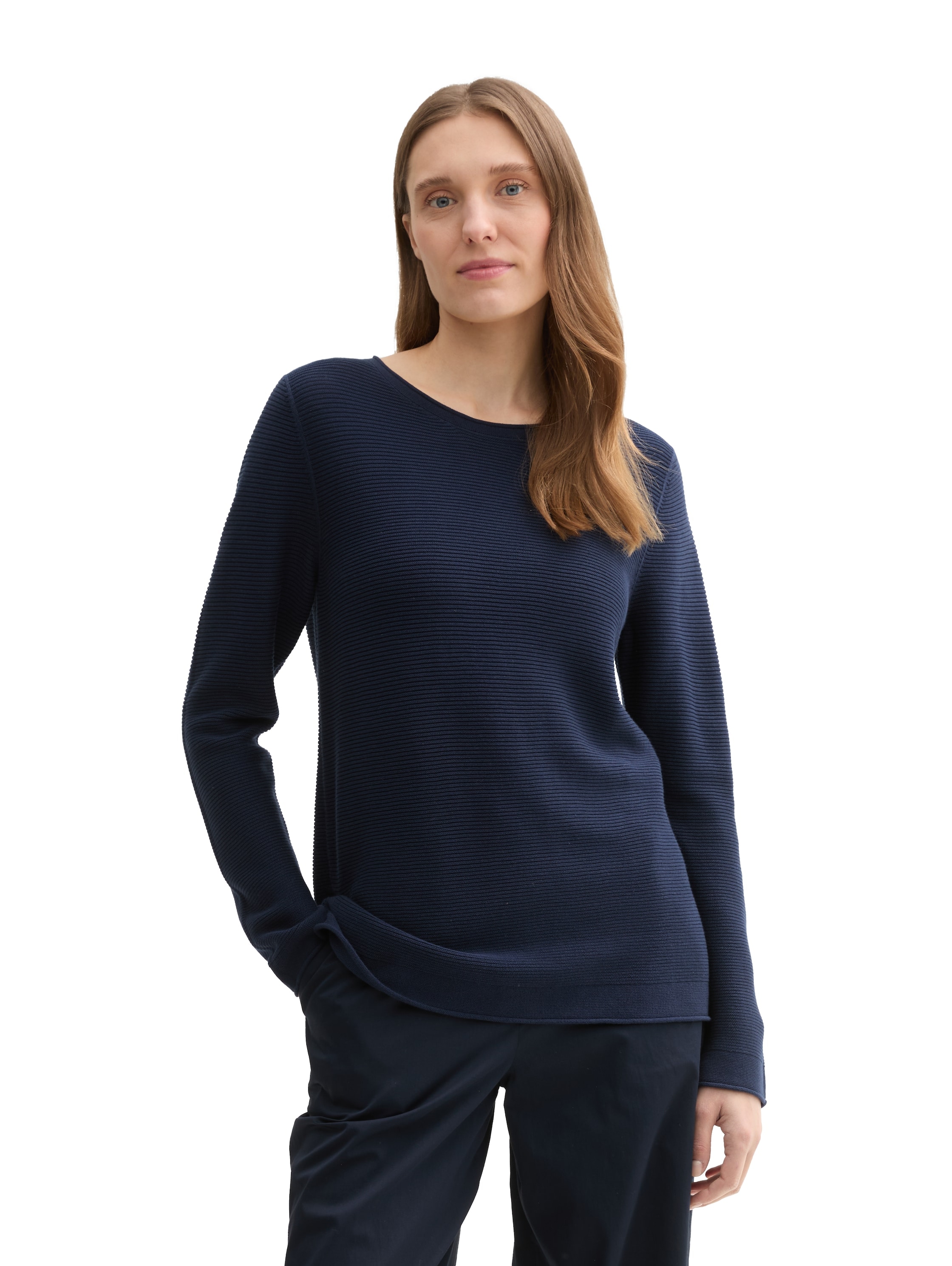 TOM TAILOR Strickpullover, mit Struktur-Muster
