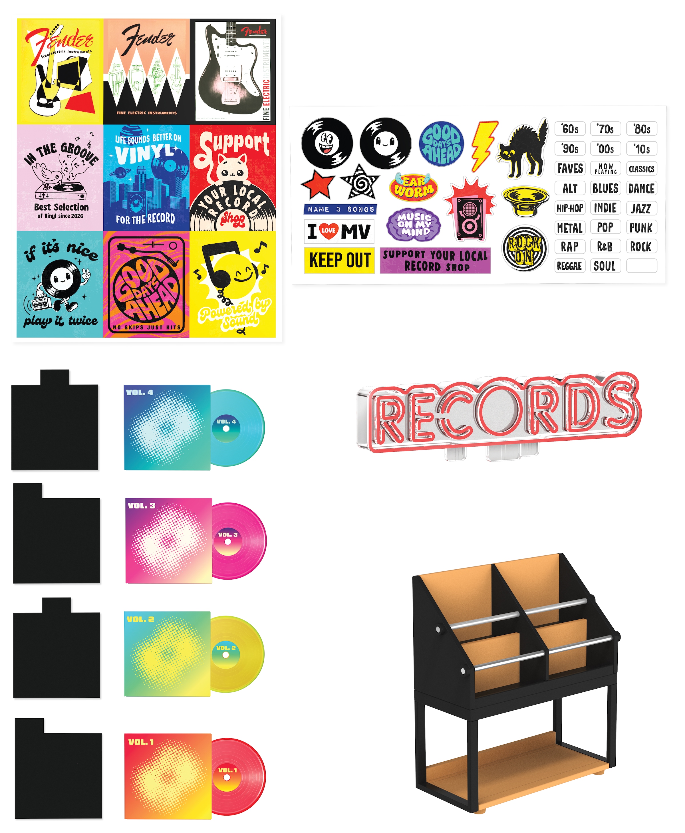 MGA ENTERTAINMENT Kreativset »MGA's Miniverse - Record Shop«
