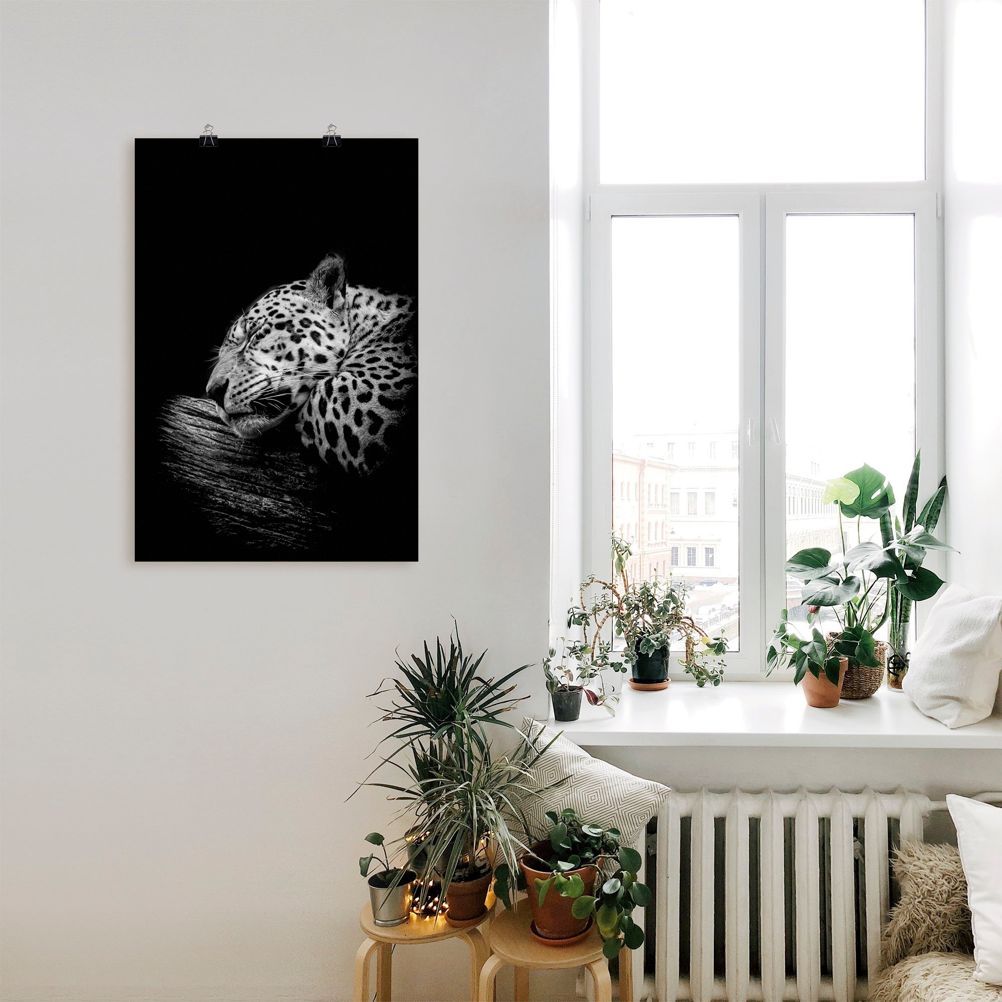 Artland Wandbild »Der schlafende Jaguar« Wildtiere 1 Stk. tlg. als Alubild, Outdoorbild, Leinwandbild, Poster in verschied. Größen