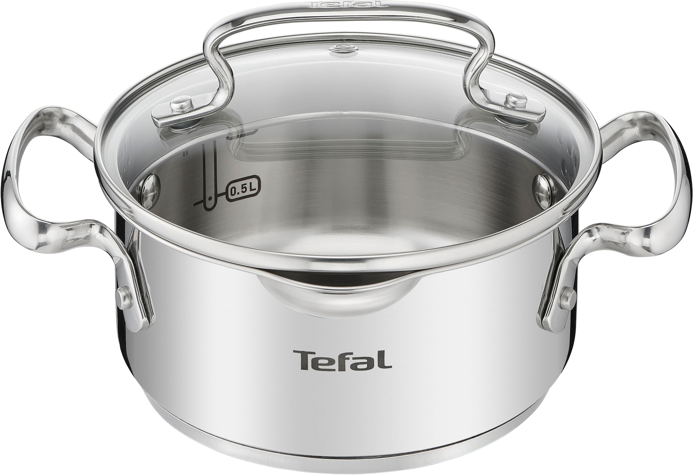 Tefal Kochtopf »Duetto+« Edelstahl 18/10 günstig online kaufen