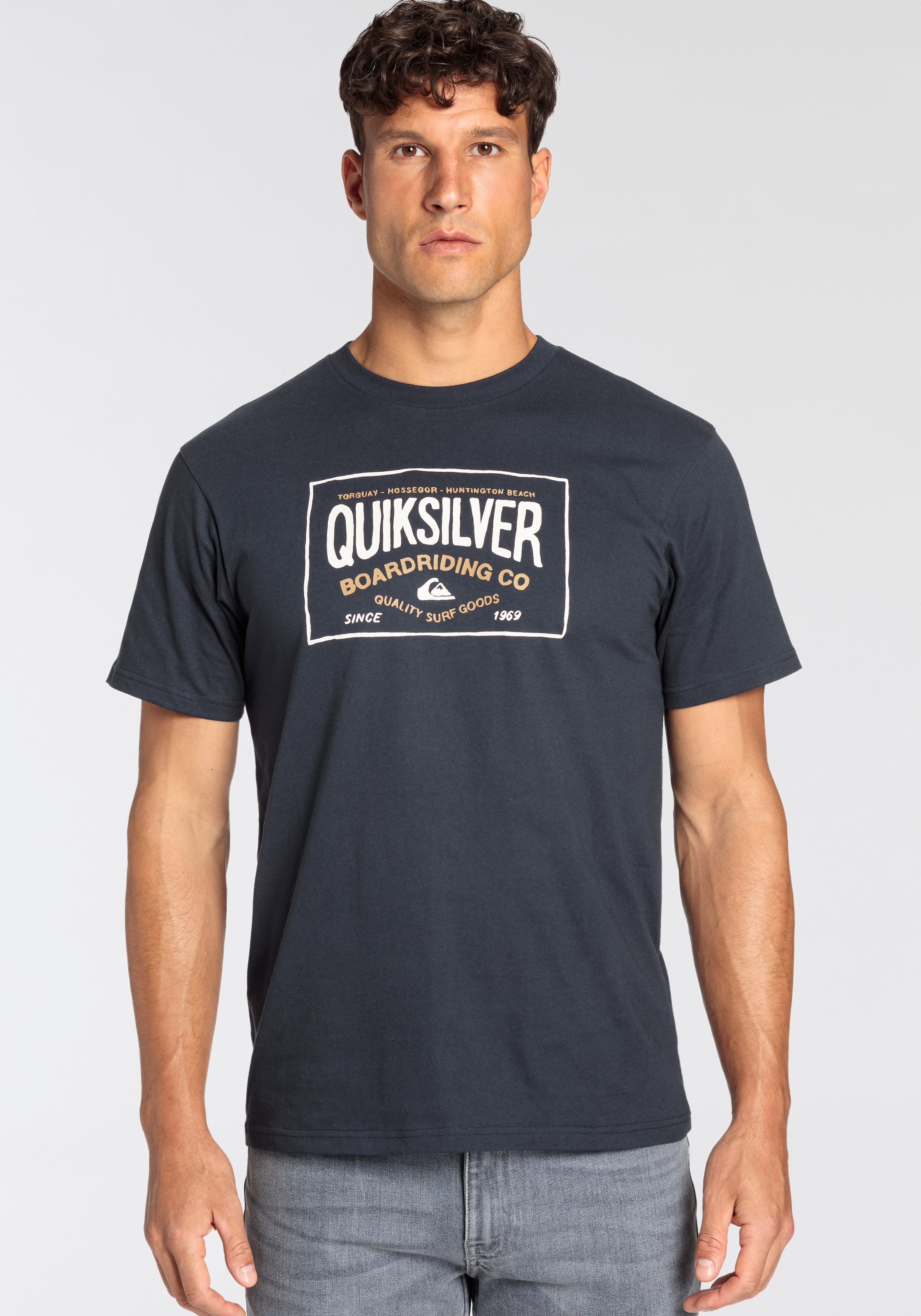 Quiksilver T-Shirt »CLOUD UNDER PACK SHORT SLEEVE TEE YM« Packung, 2, 2 Stk. im Doppelpack