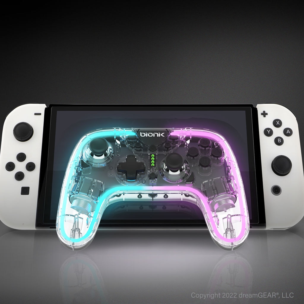 Bionik Nintendo-Controller »Neoglow RGB/LED Switch Wireless Controller«, mit Beleuchtung