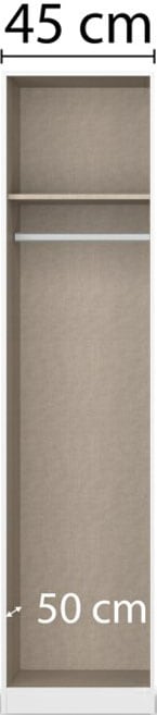 rauch Drehtürenschrank »Kleiderschrank Schrank Garderobe Garderobenschrank HOMBURG«, in 2 Breiten mit moderner Hochglanzfront MADE IN GERMANY