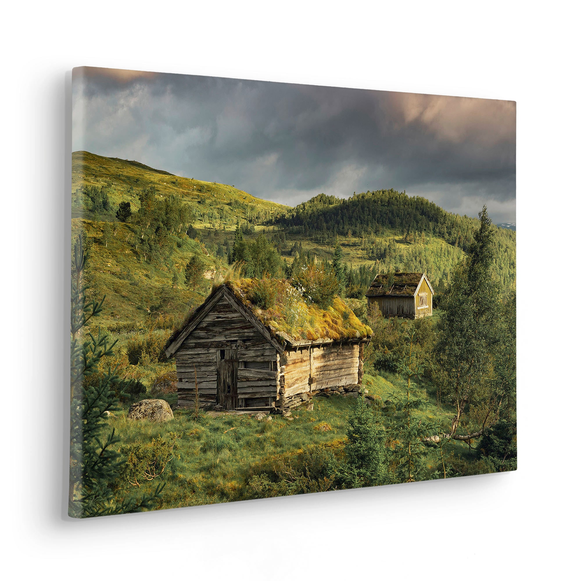 Komar Leinwandbild »Rustic Charme - Größe 60 x 40 cm«, Baum-Blätter-Natur-Berge-Blumen-Foto-Jahreszeiten-Landschaft-Meer-Strand-Palmen, (Packung, 1 St.), Keilrahmenbild mi Echtholzrahmen
