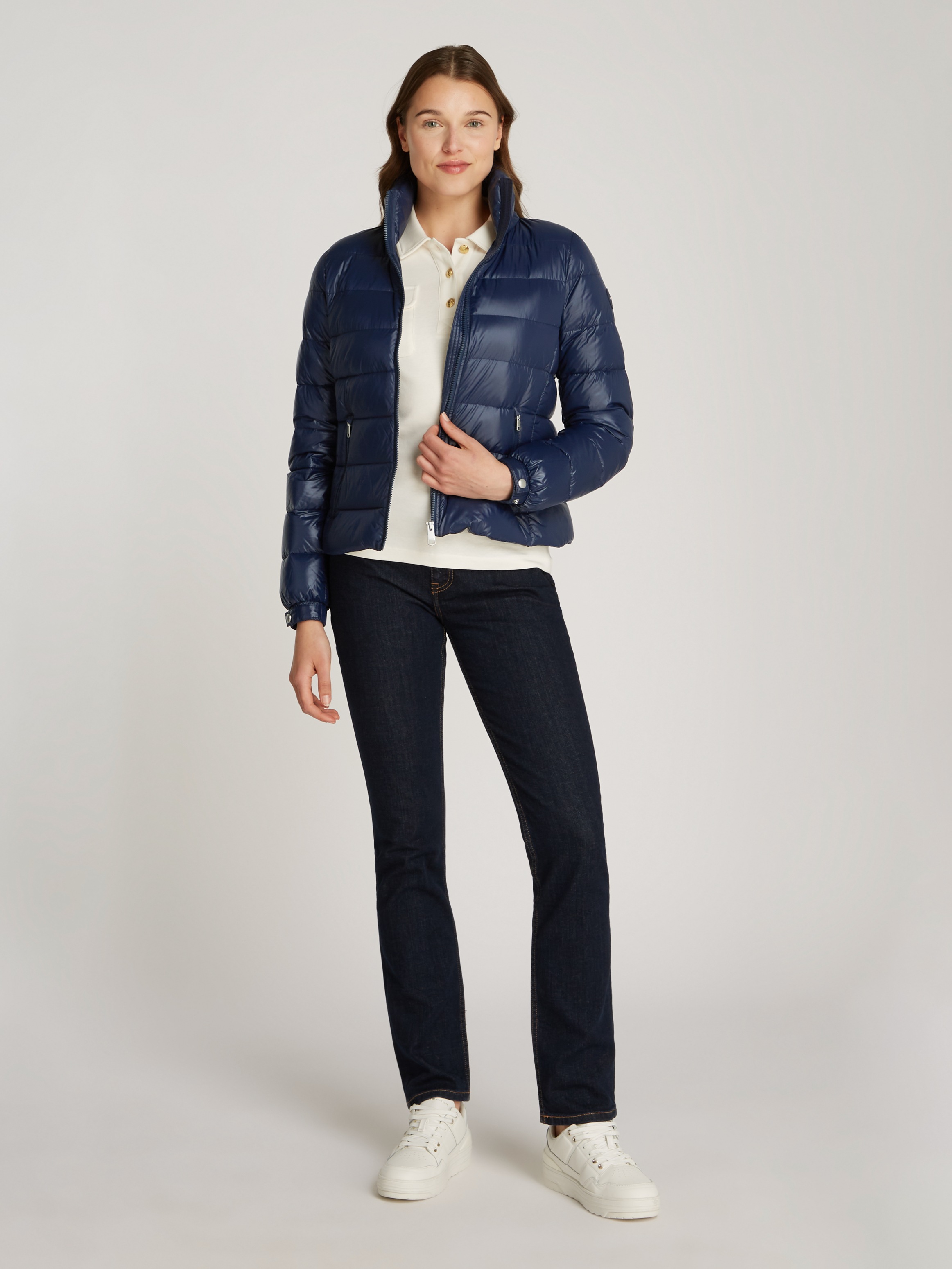 Tommy Hilfiger Steppjacke »LW DOWN FEMININE GLOSS JACKET«, mit leichter Wattierung