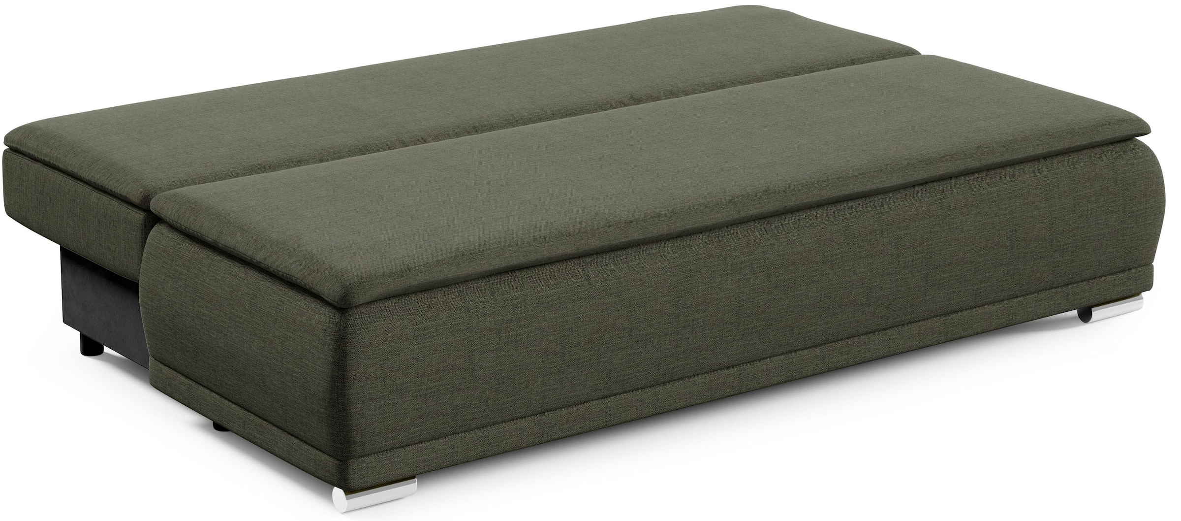 WERK2 Schlafsofa »Biggi, komfortabel und elegant, Breite 206cm,«, 2-Sitzer Sofa & Schlafcouch mit Bettkasten