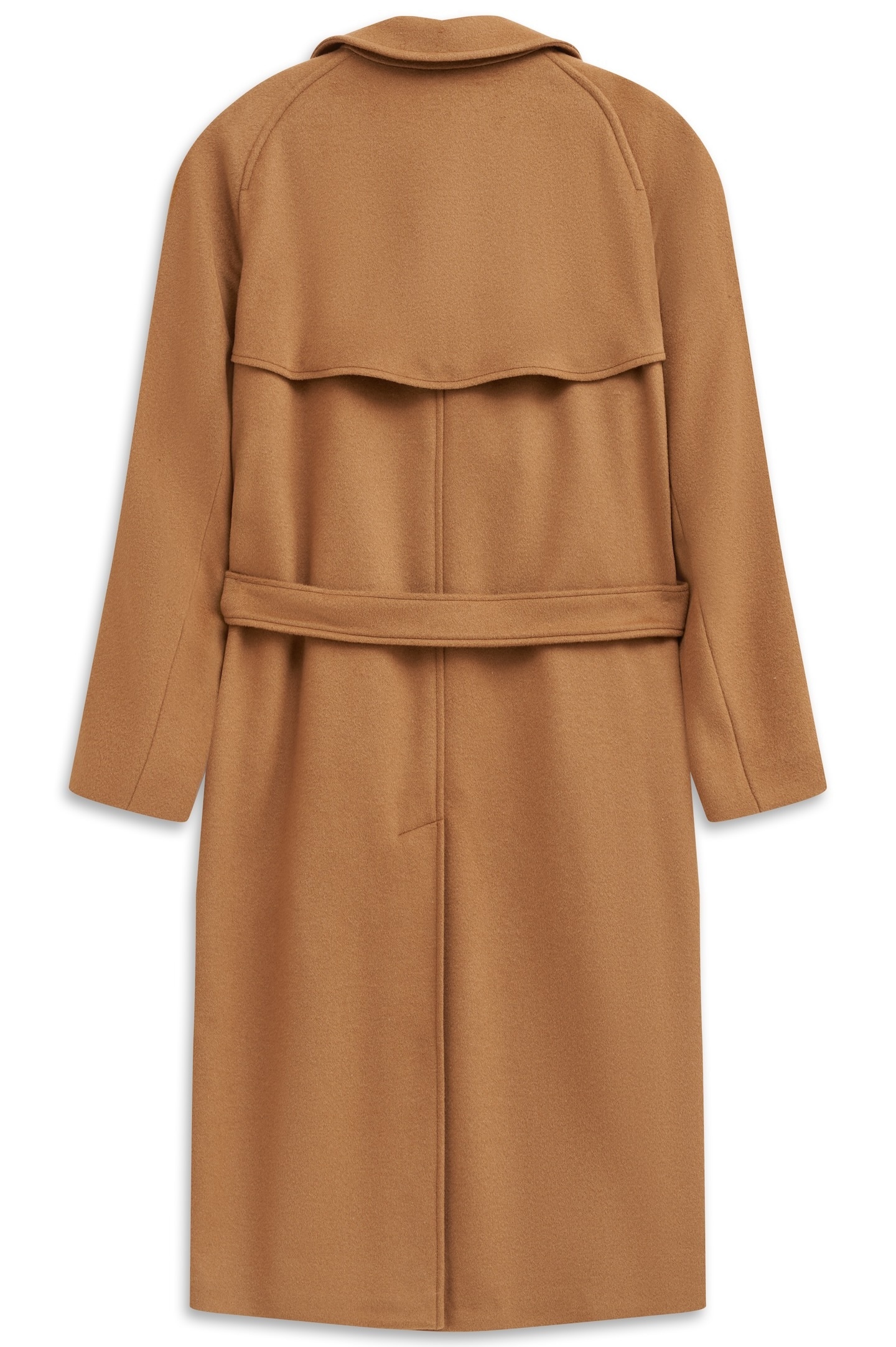 bugatti Trenchcoat »Modern Fit« zweireihig mit Gürtel, Woll-Kaschmir-Mix