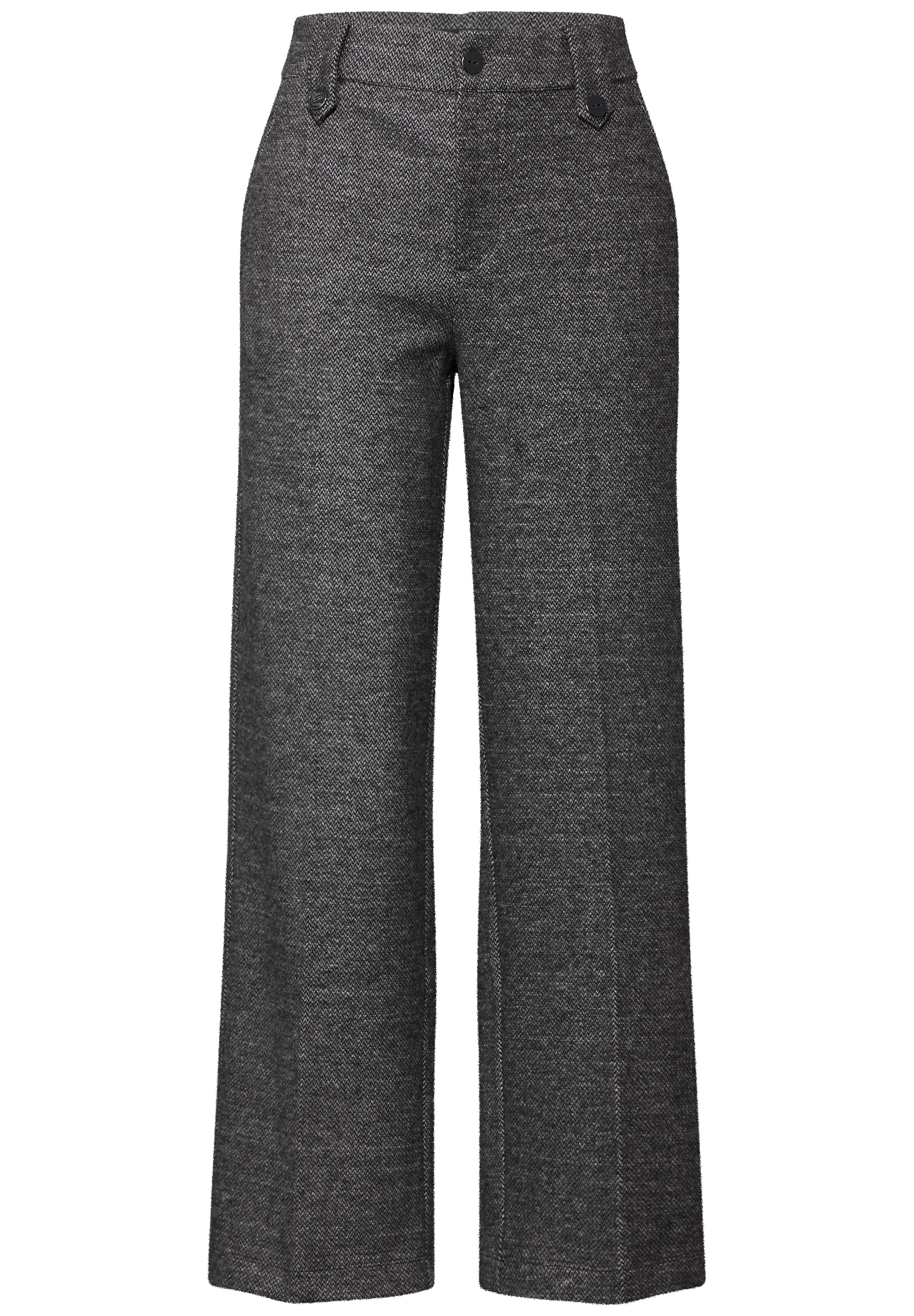 STREET ONE Stoffhose, Fishbone-Hose im Casual Fit