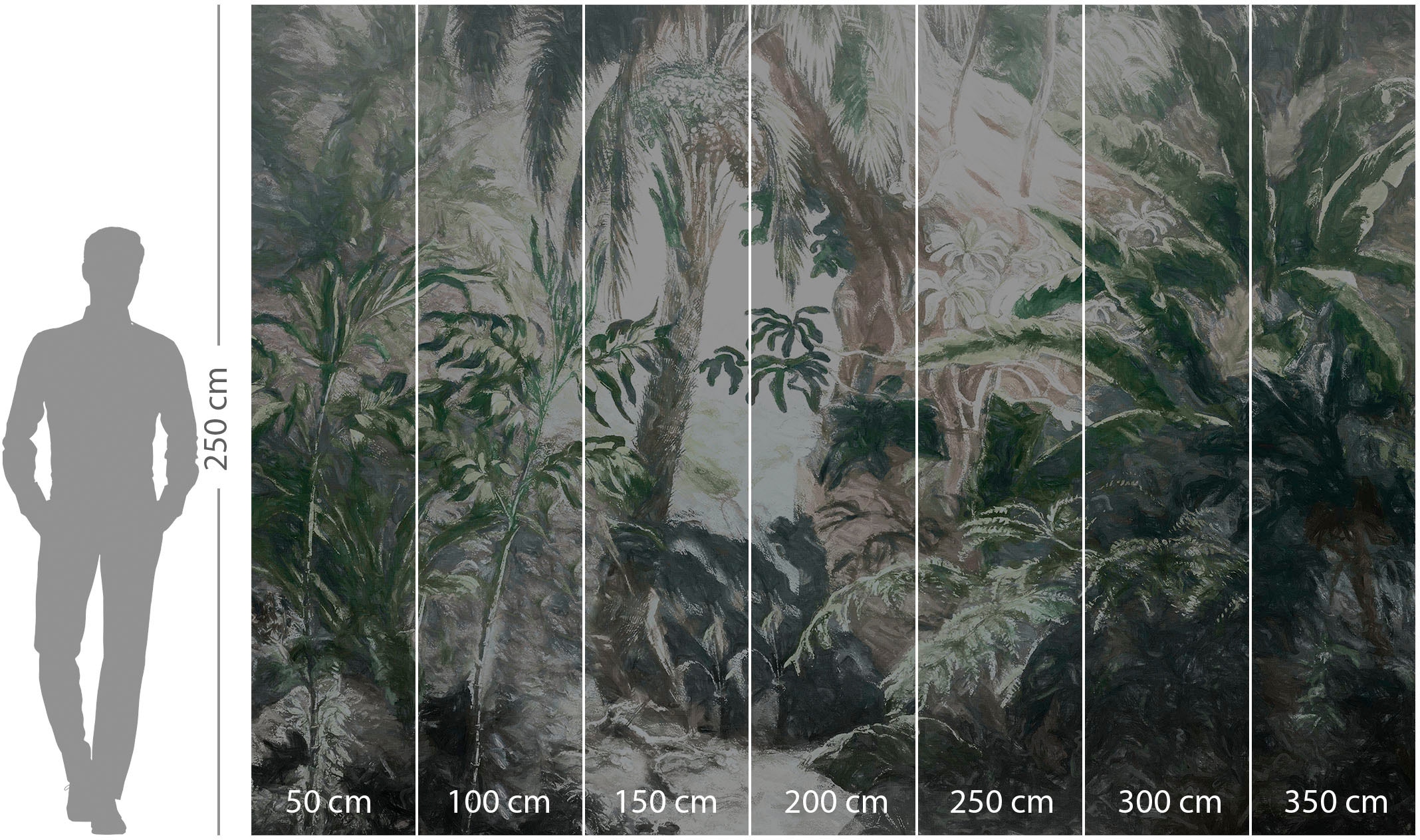 Komar Vliestapete »Digitaldruck Vlies - Fata Morgana - Größe 350 x 250 cm«, bedruckt, Wohnzimmer, Schlafzimmer