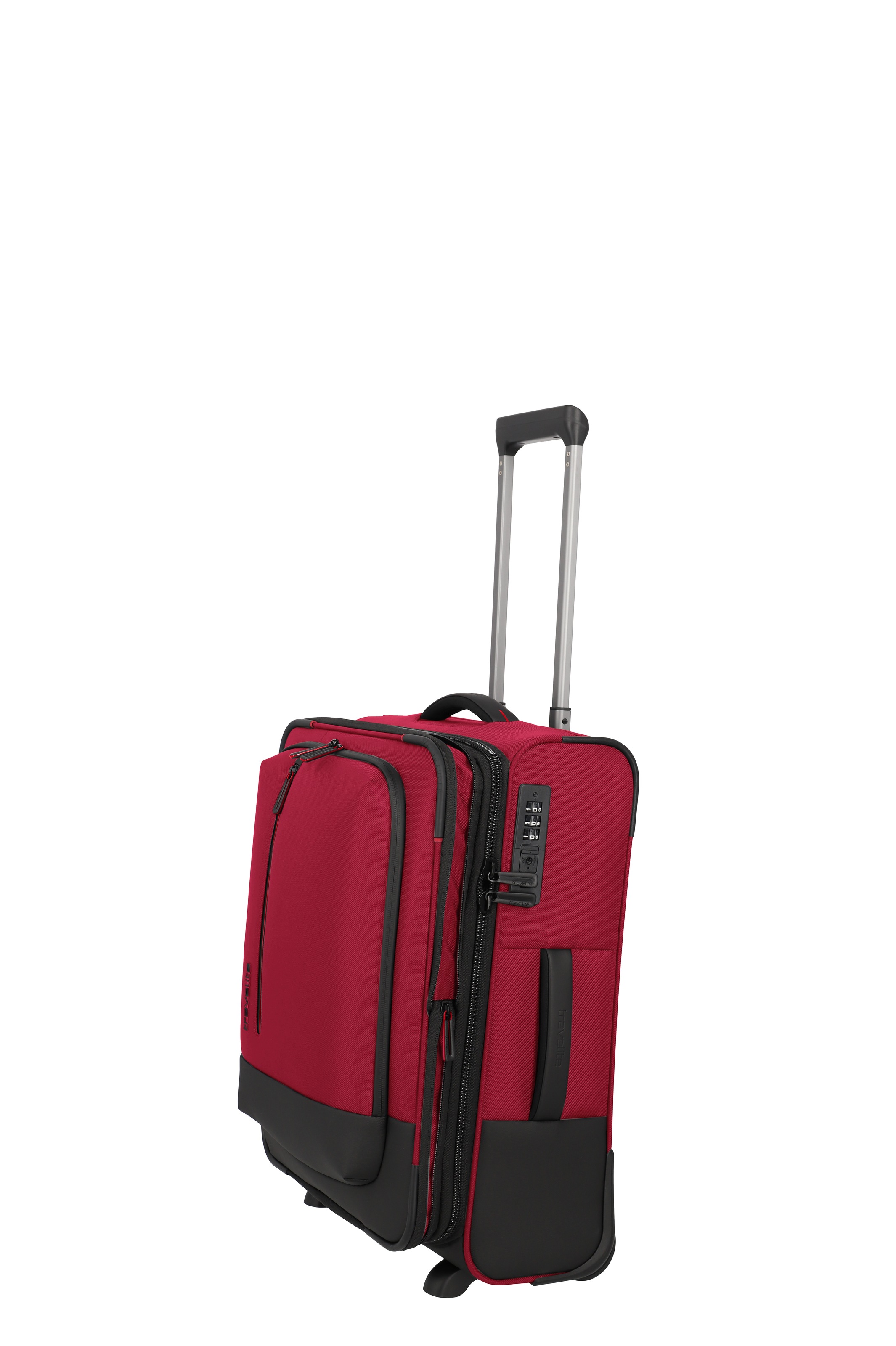travelite Weichgepäck-Trolley »CROSSLITE Reisekoffer Weichgepäck« 37 l 4 Rollen mit TSA-Schloss, wasserabweisendem Material