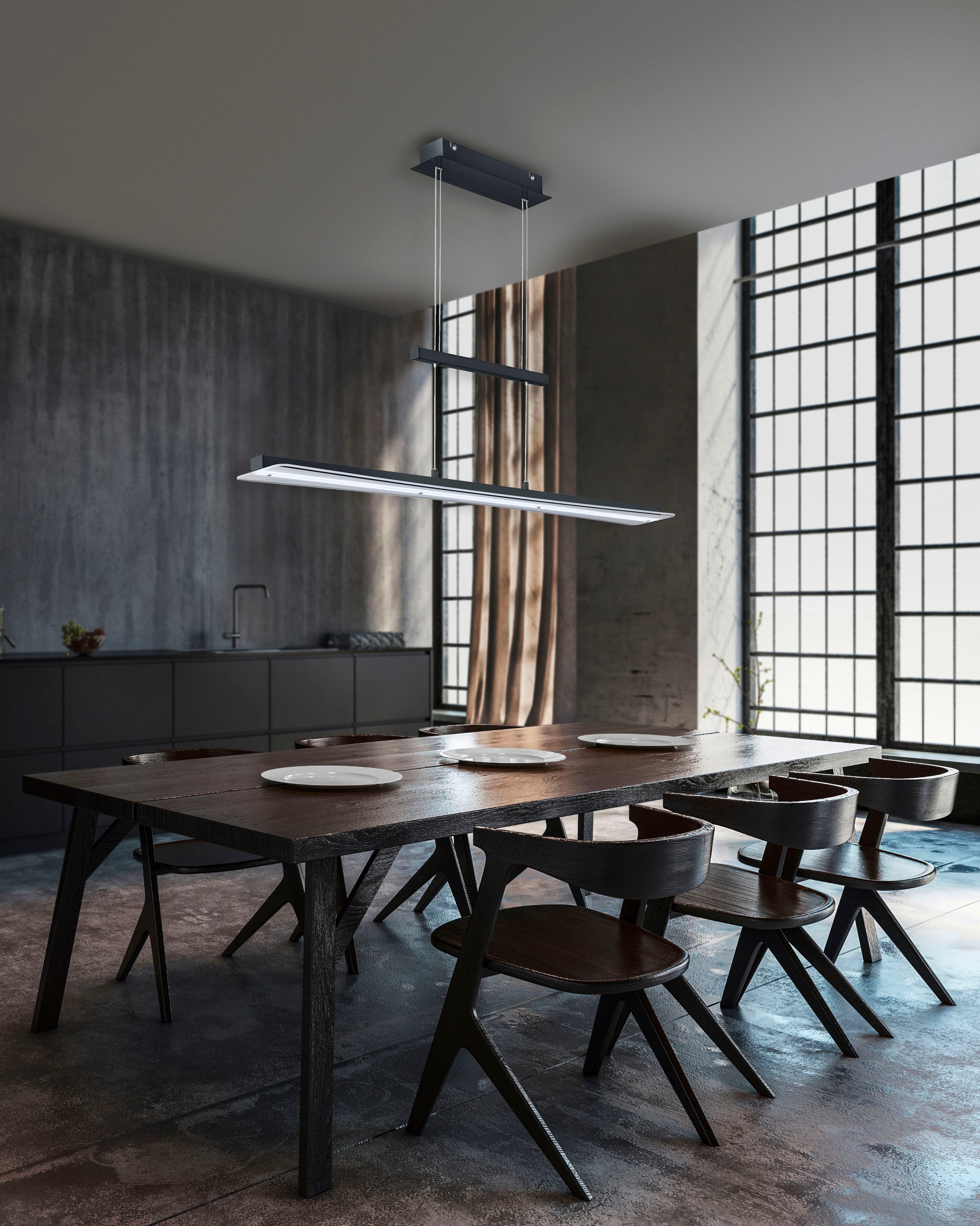 REALITY Leuchten LED Pendelleuchte »Smash«, 1 flammig, Leuchtmittel LED-Modul | LED fest integriert