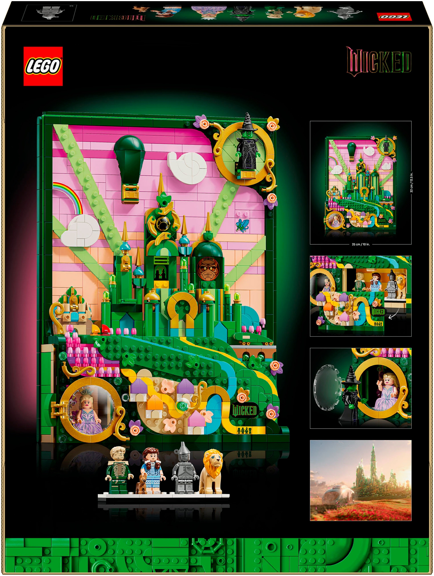 LEGO® Konstruktionsspielsteine »Emerald City Wandkunst (75685), LEGO Wicked« Made in Europe
