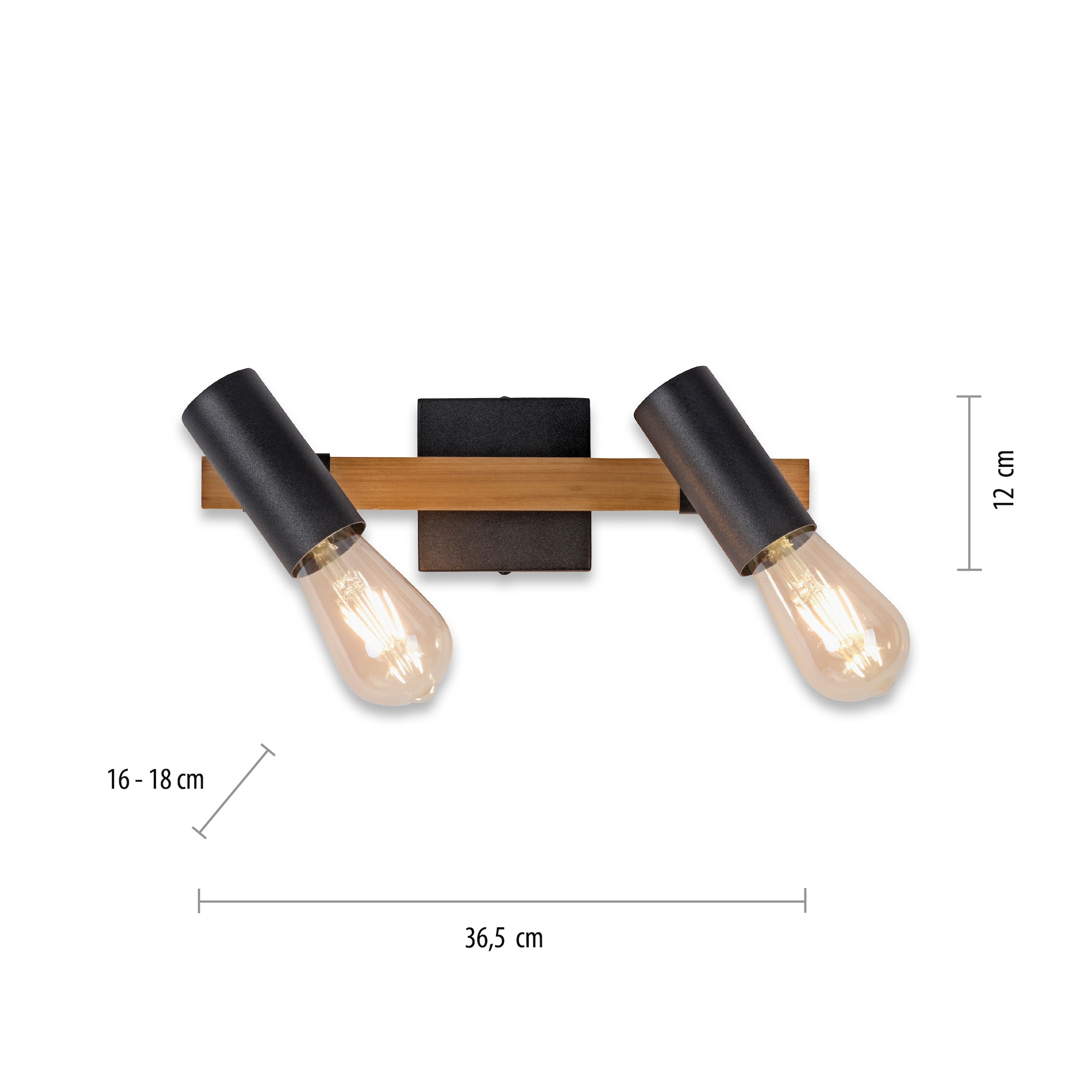 JUST LIGHT Deckenleuchte »PILON« E27 1 Stk. ExklusiveE27 ,