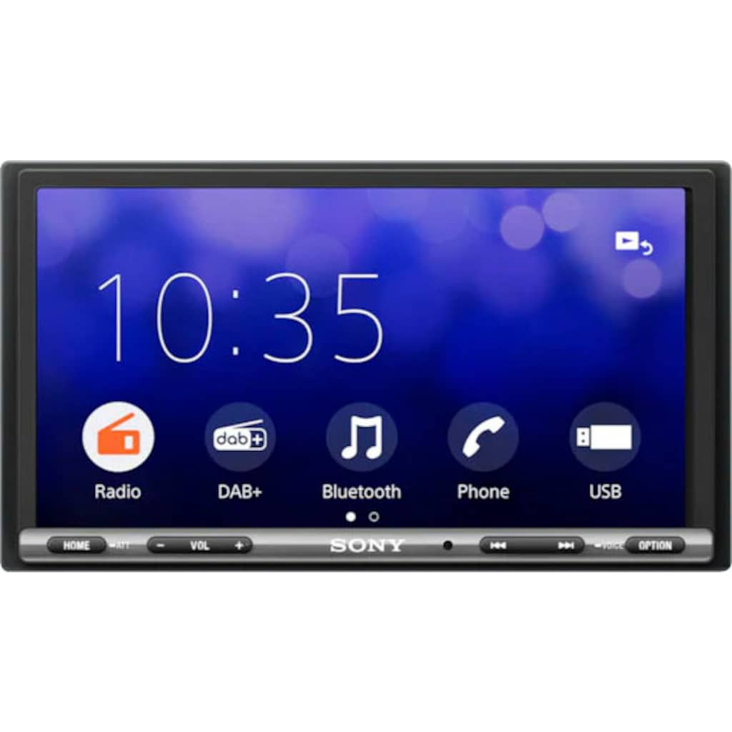 Sony Autoradio »XAV-AX3250ANT«, (A2DP Bluetooth-AVRCP Bluetooth-Bluetooth AM-Tuner-FM-Tuner-Digitalradio (DAB+) 220 W)