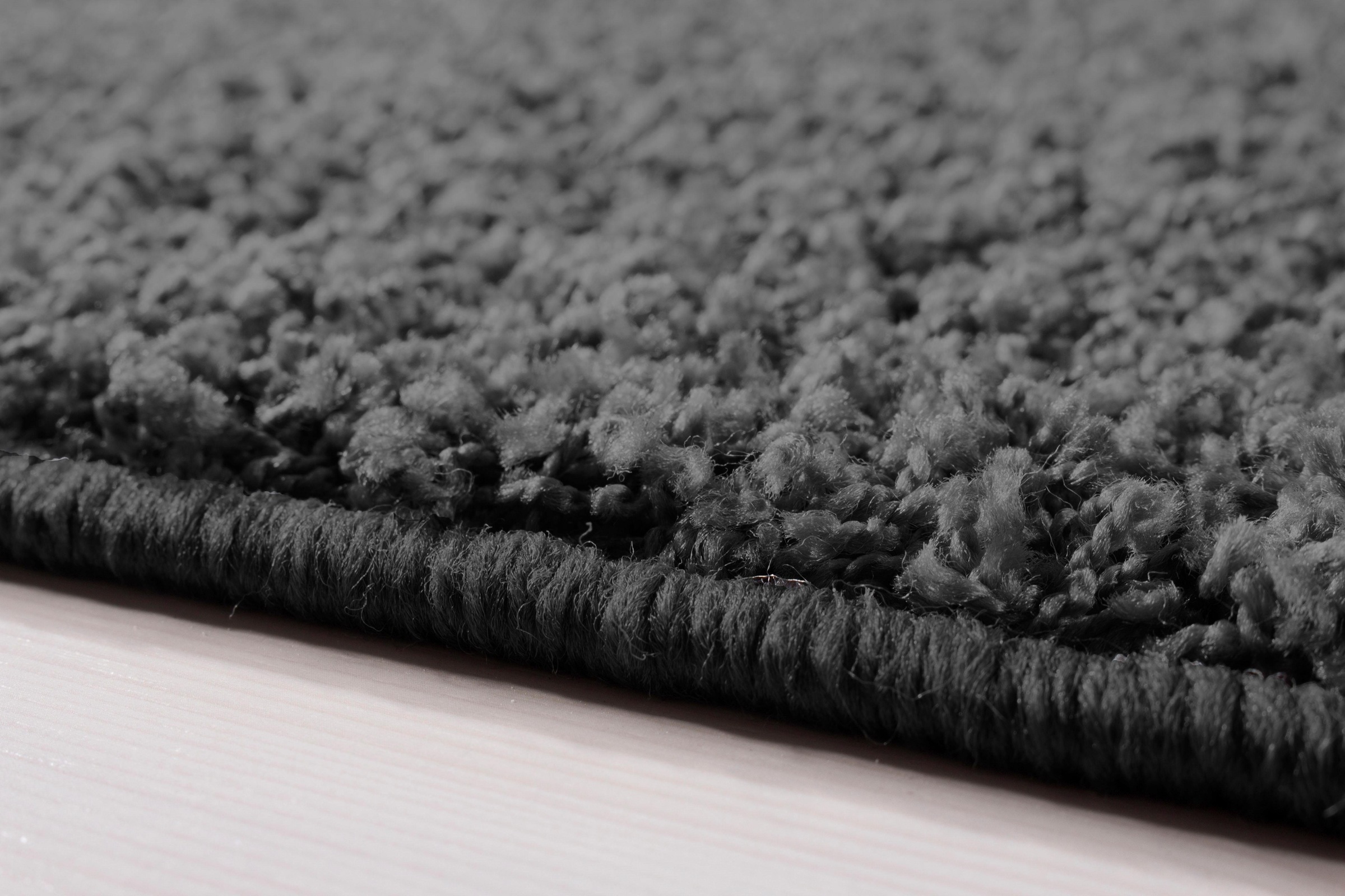Andiamo Teppich »Shaggy uni«, rechteckig, 15 mm Höhe, Wohnzimmer