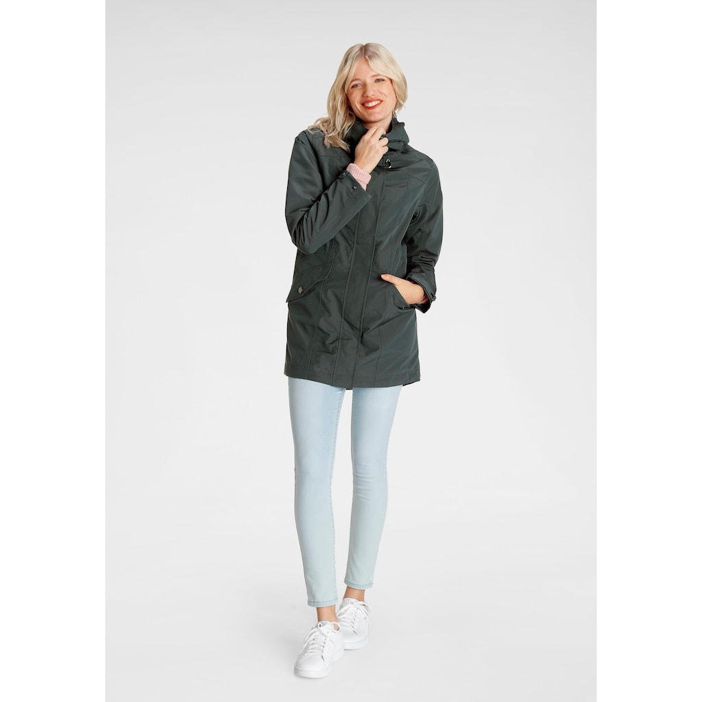 Polarino Outdoorjacke, mit Kapuze