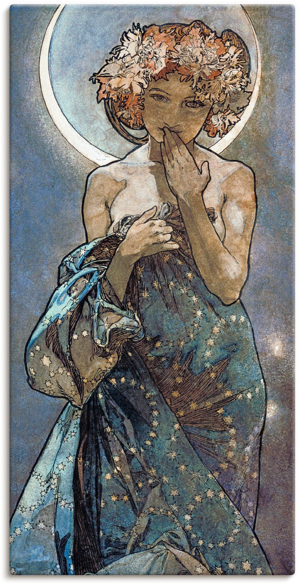 Artland Wandbild »Sterne Der Mond 1902«, Frau, (1 St.), als Alubild, Outdoo günstig online kaufen