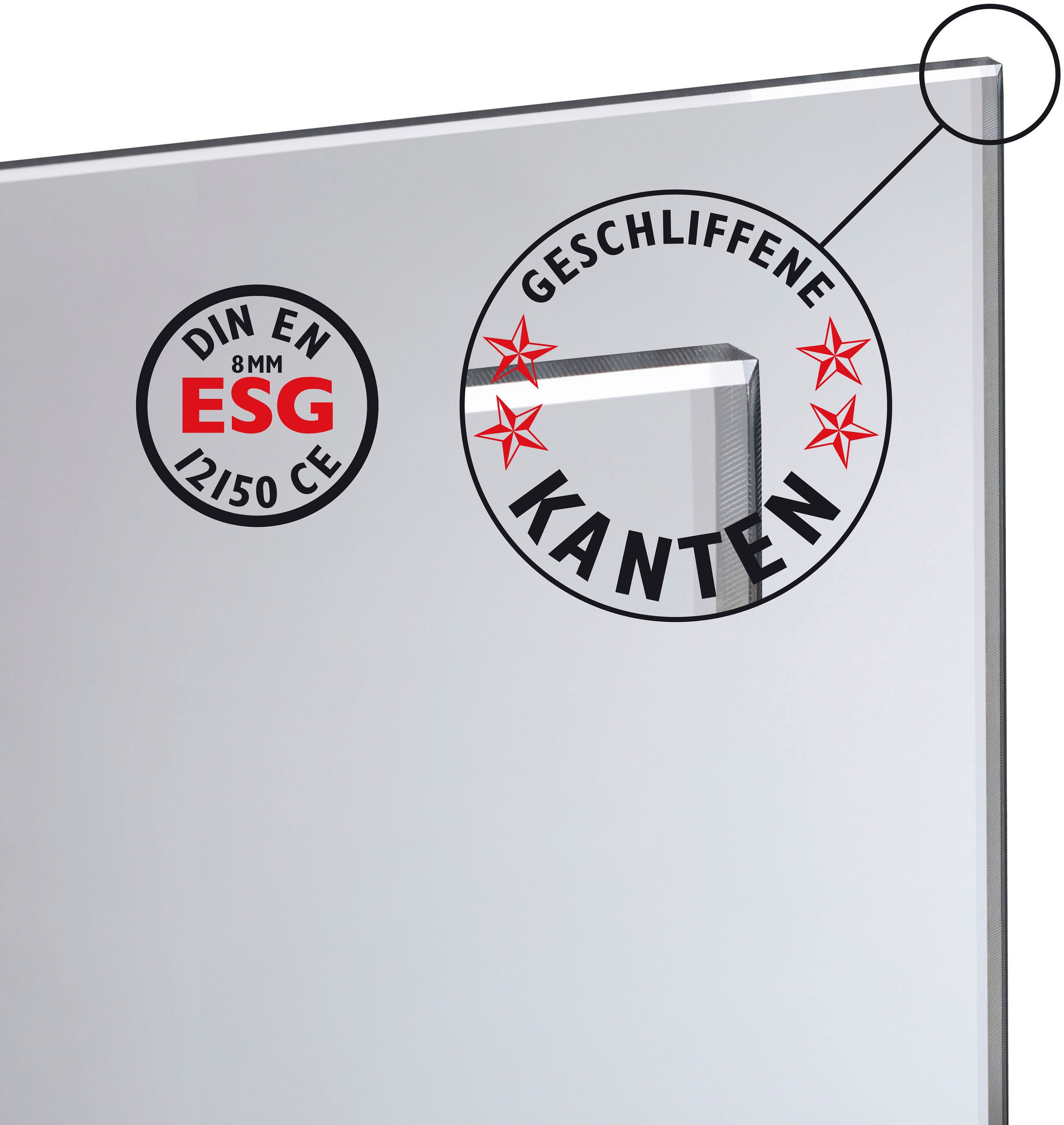 STAKET PRO Zaun Glaszaun, Gesamtlänge: 3,36 m, 4 Pfosten