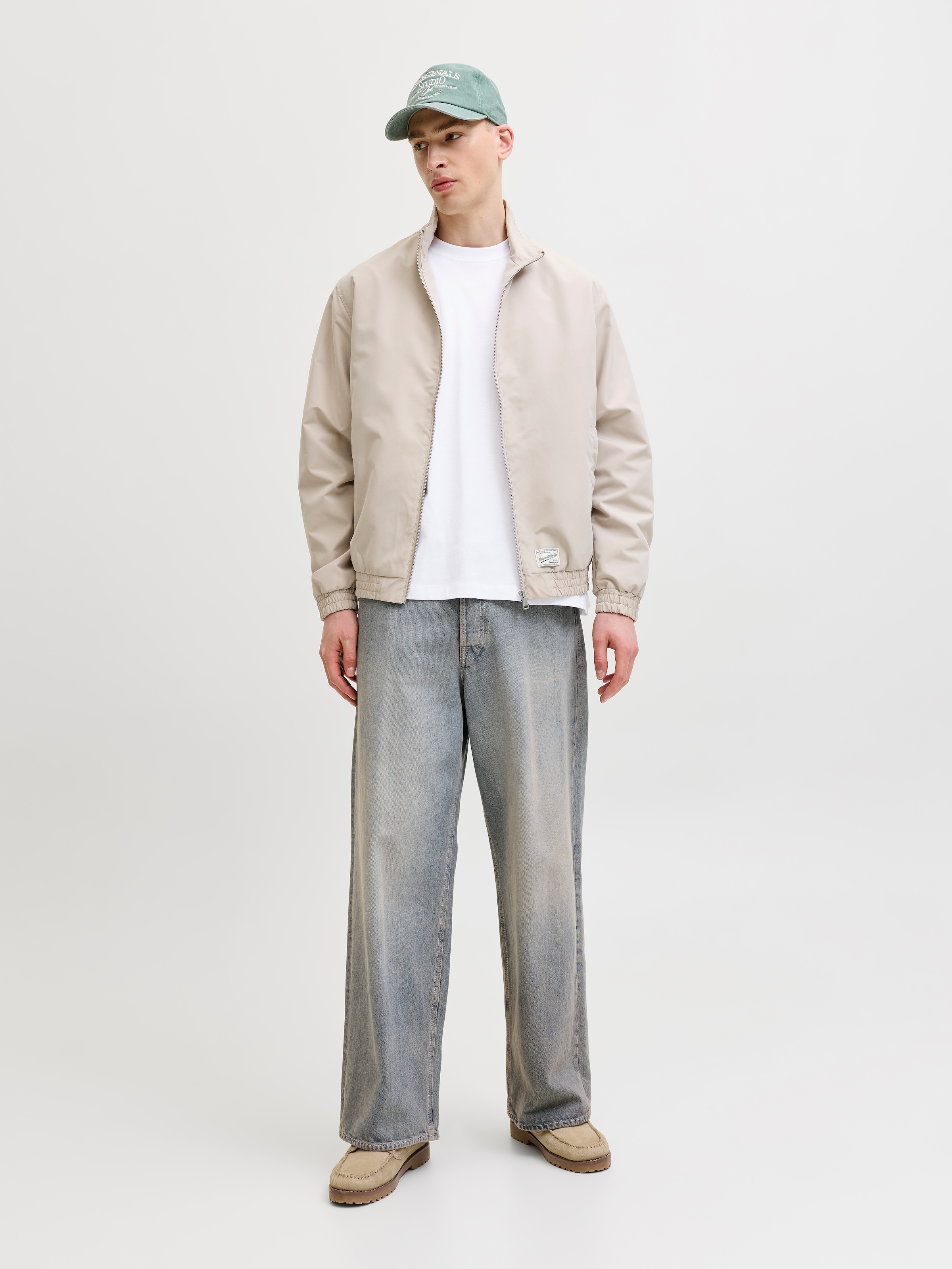 Jack & Jones Kurzarmshirt »JORSANREMO BACK TEE SS CREW NECK LN« Baumwolle
