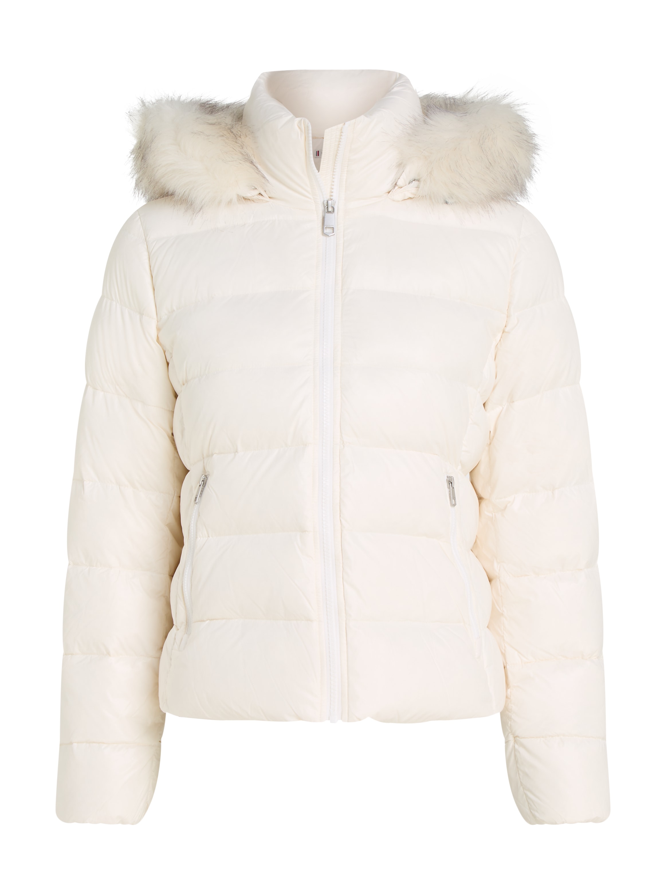 Tommy Hilfiger Steppjacke, mit Kapuze, mit Logoprägung