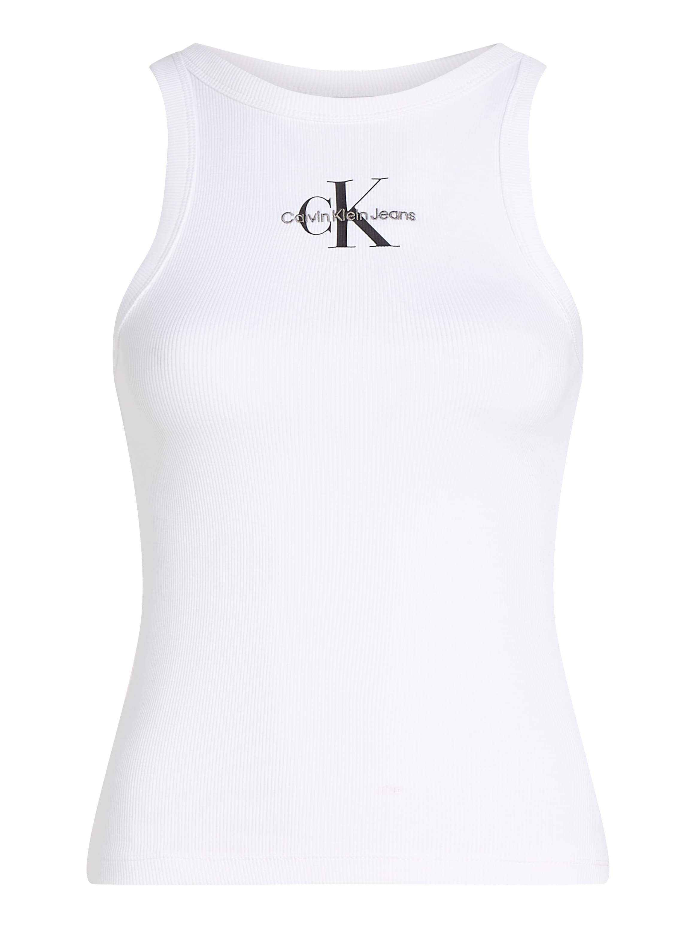 Calvin Klein Jeans Tanktop »MONOLOGO RIB TANK TOP«, mit Logostickerei