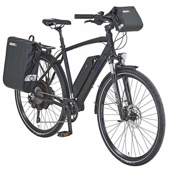 Prophete E-Bike »Entdecker e2000«, 10 Gang, Shimano, Deore, Heckmotor 250  W, (mit Lenkertasche-mit Seitentasche) online kaufen