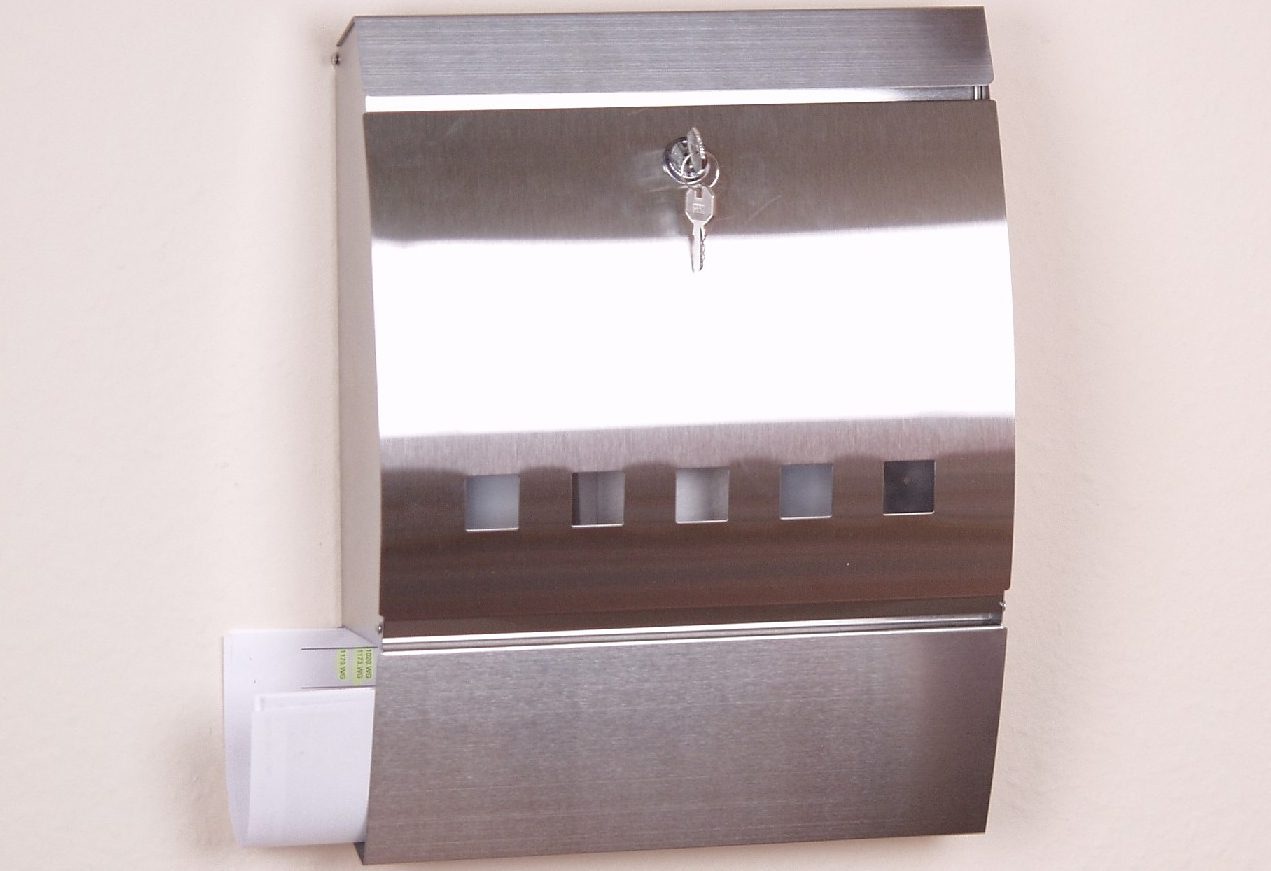 HOFMANN LIVING AND MORE Wandbriefkasten »Briefkasten« aus Edelstahl günstig online kaufen