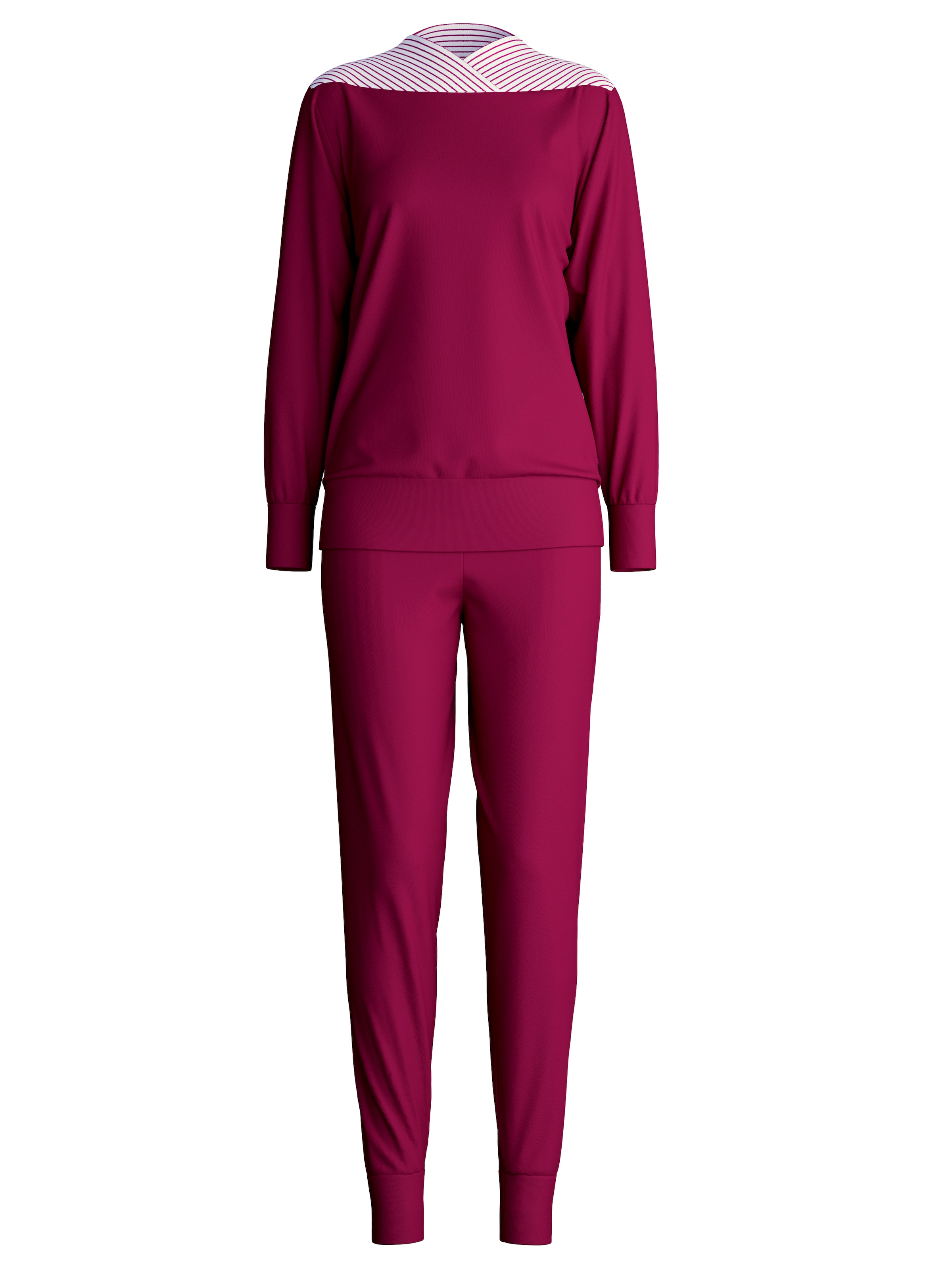 CALIDA Schlafanzug »Soulmate«, (2 tlg.), Langarm, Pure Cotton, weich, bequem, Interlock-Qualität
