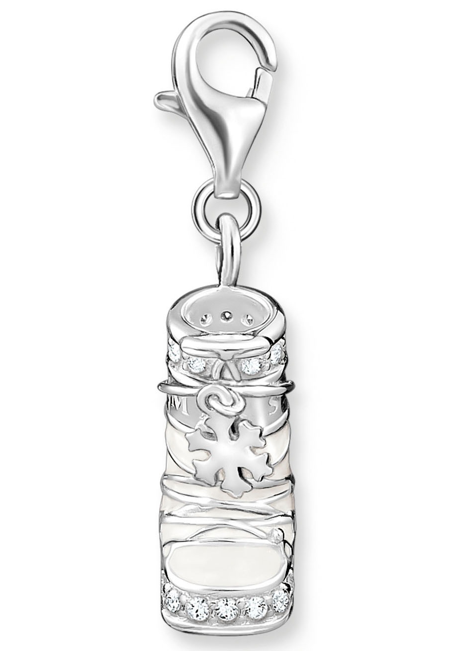 THOMAS SABO Charm-Einhänger »Schneeschuh, 1904-041-14«, mit Zirkonia (synth.)