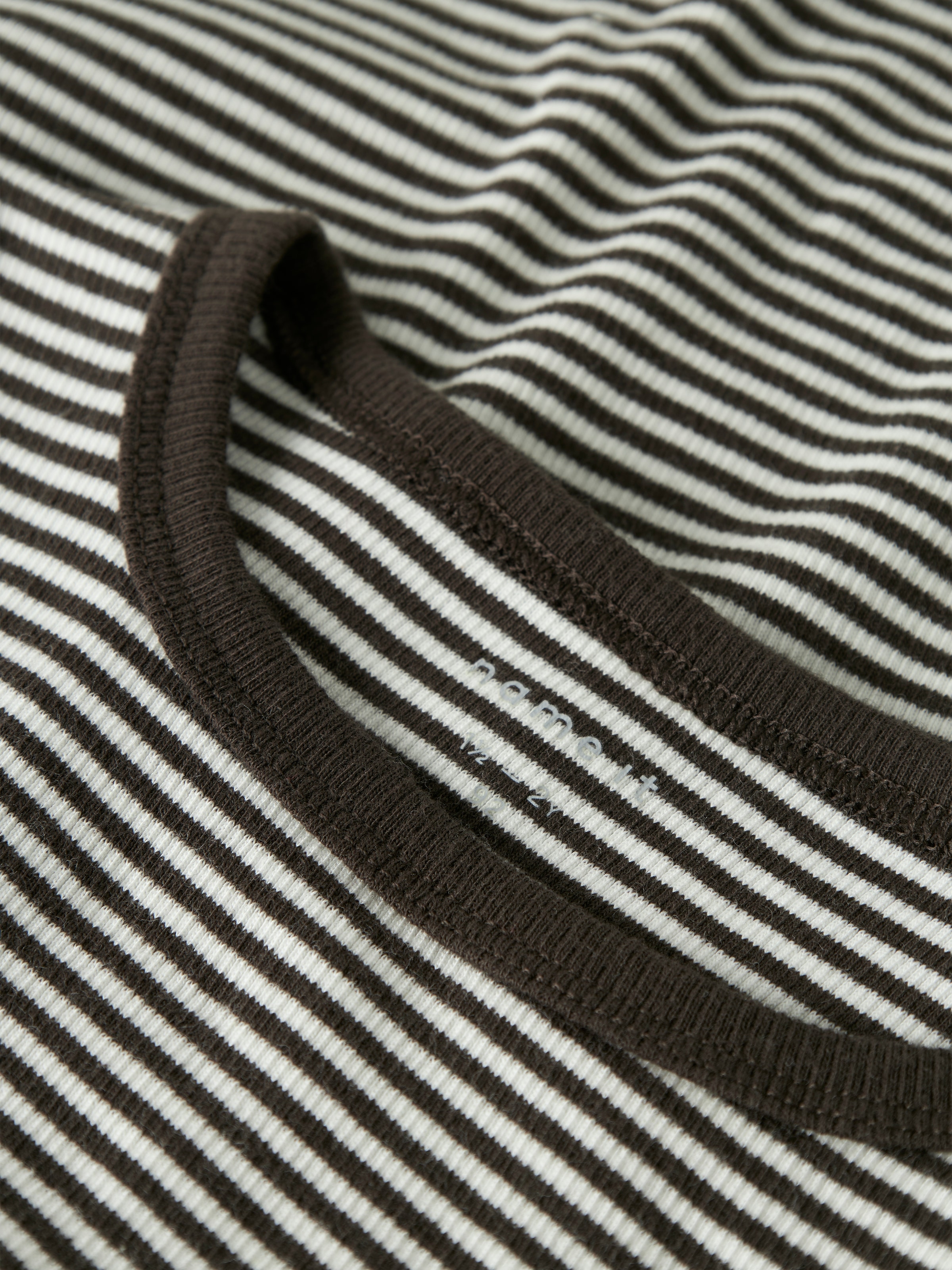 Name It Schlafanzug »NMNNIGHTSET STRIPE RIB NOOS«, (Set, 2 tlg.)