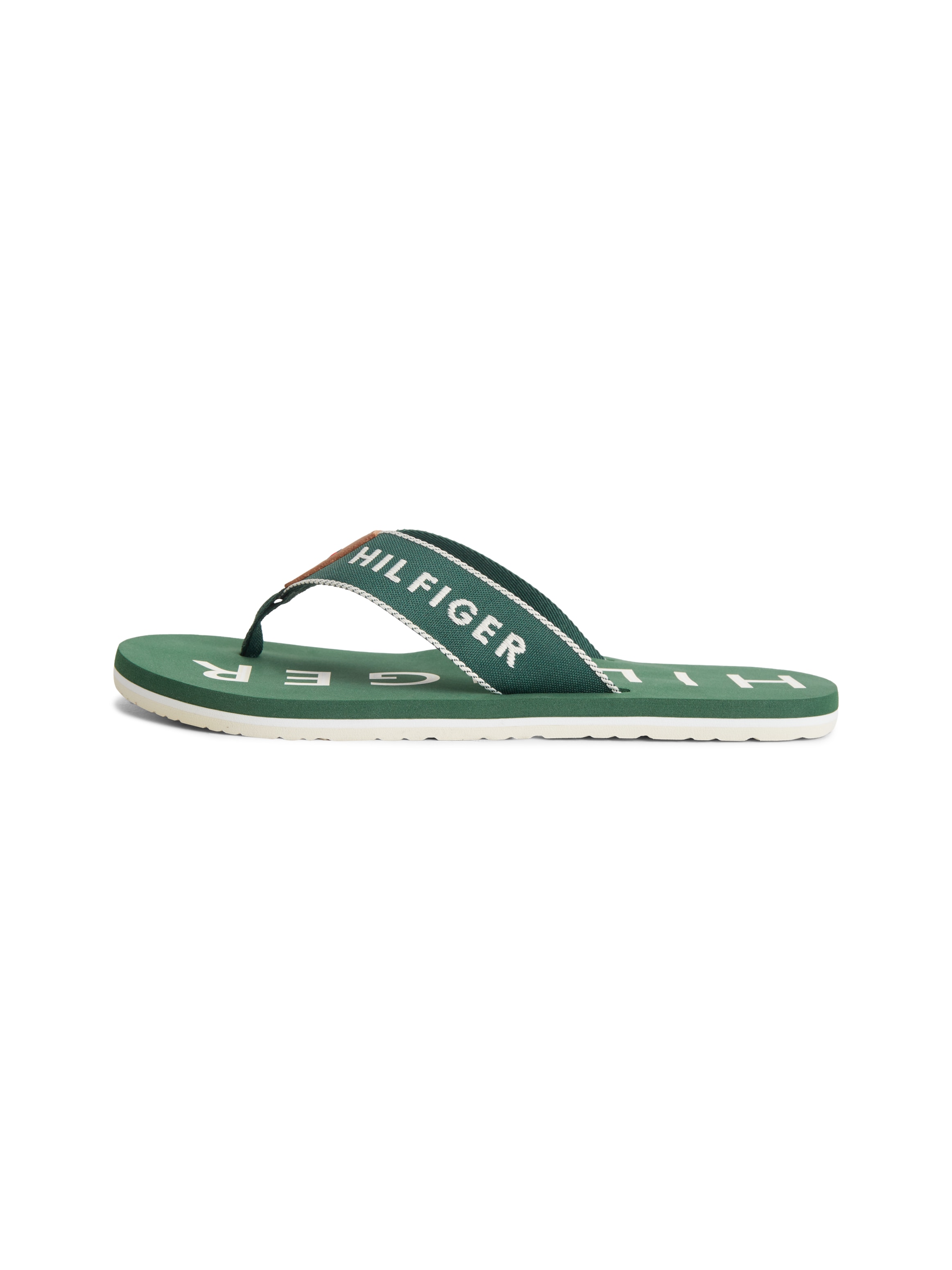 Tommy Hilfiger Zehentrenner »SPORTY HILFIGER BEACH SANDAL«  Sommerschuh, Strandschuh mit Kontrastbesätzen