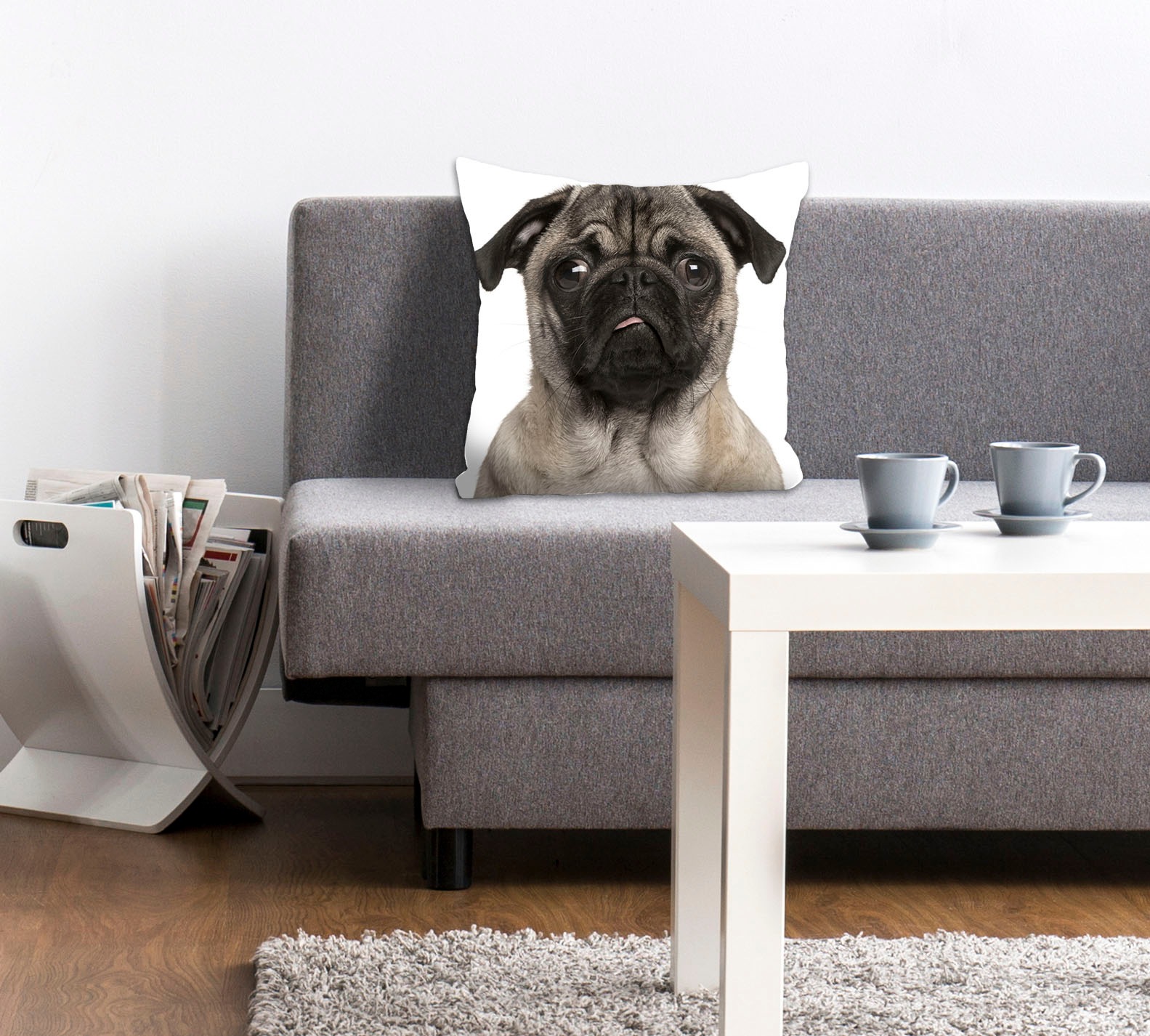 queence Dekokissen »Mops«, mit einem Mops günstig online kaufen