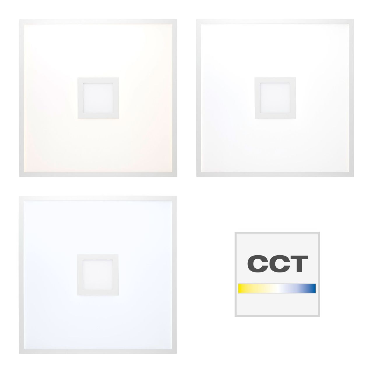 Brilliant LED Panel »Odella«, 1 flammig-flammig, 60 x 60 cm, dimmbar, CCT, RGB, 3800 lm, Fernbedienung, weiß