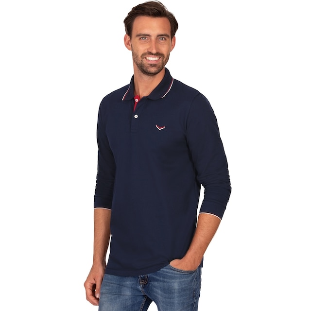 Trigema Poloshirt »TRIGEMA Modisches Poloshirt mit langen Armen« online bei